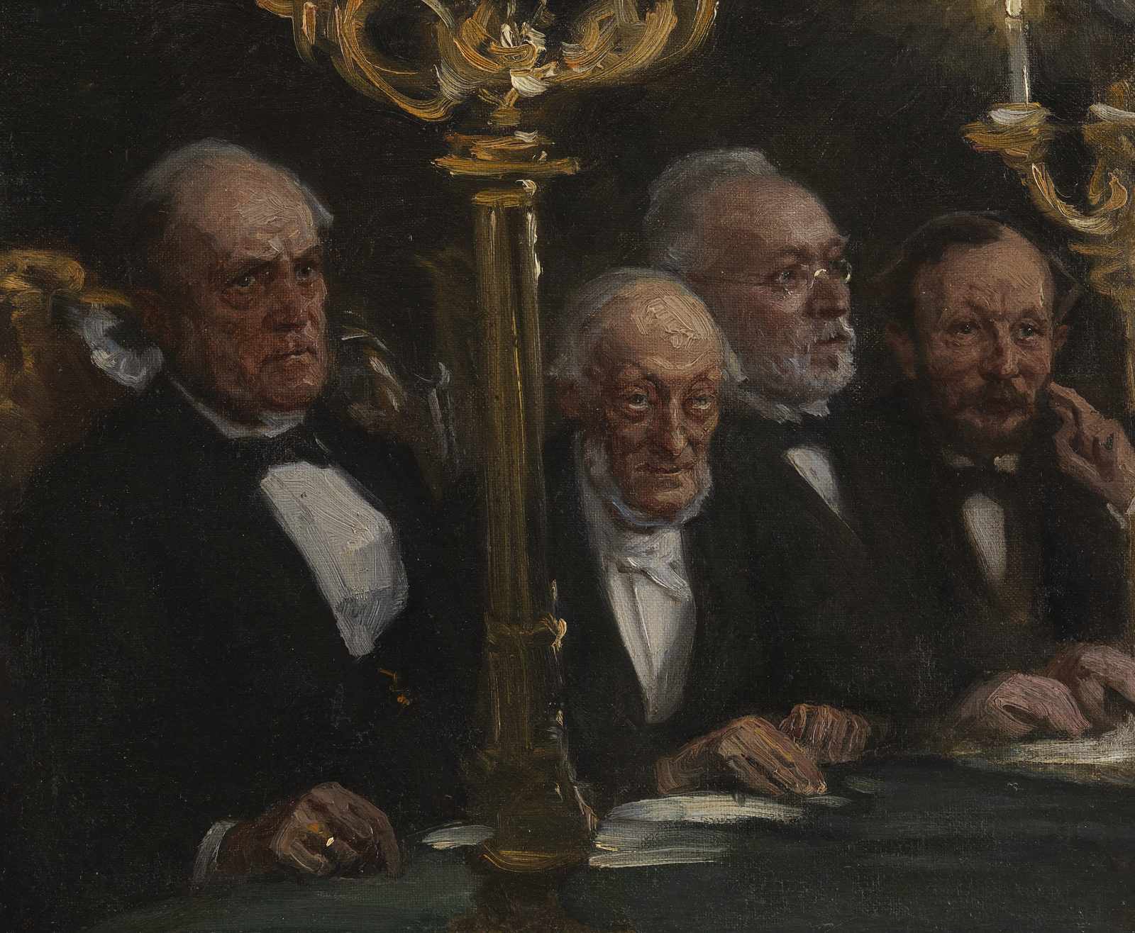 Distinguished Gentlemen Formal Portrait Wall Art