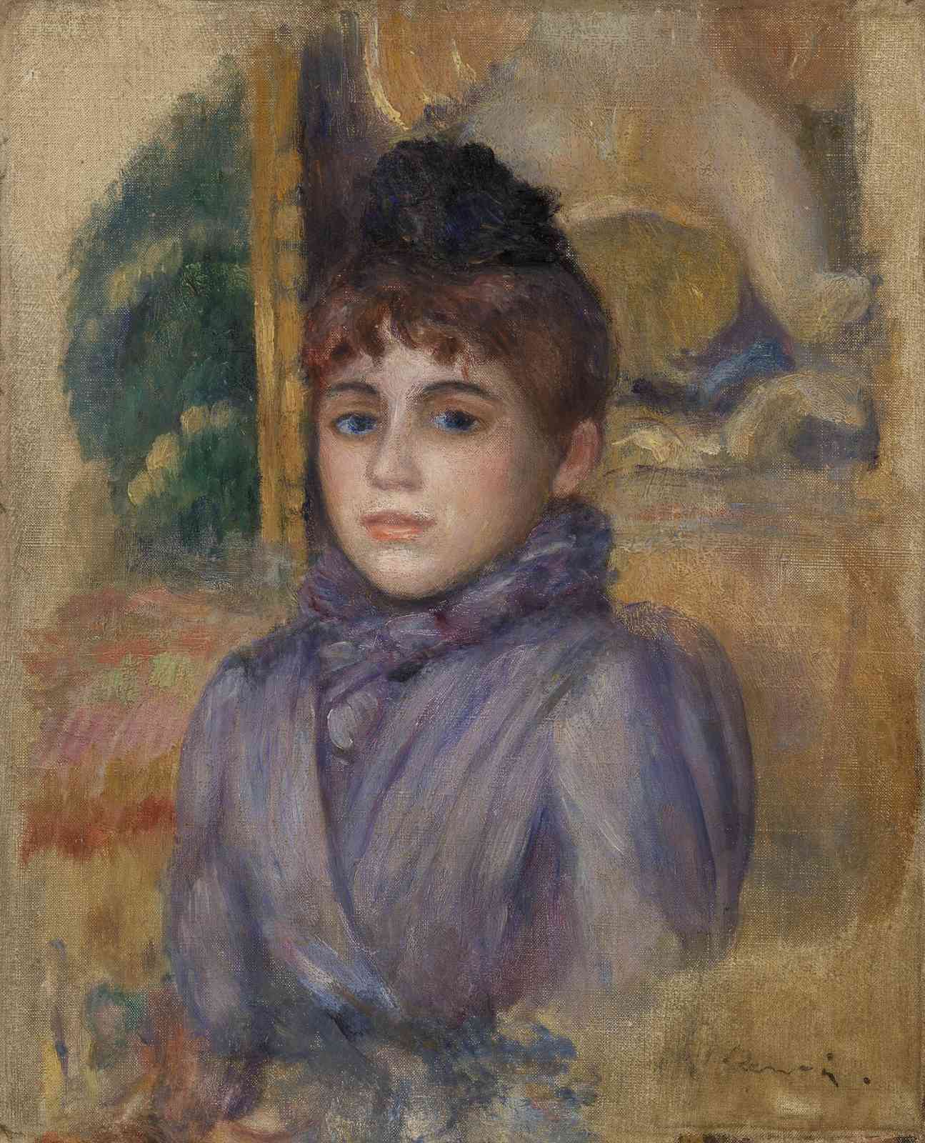 Impressionist Portrait of a Woman Wall Art