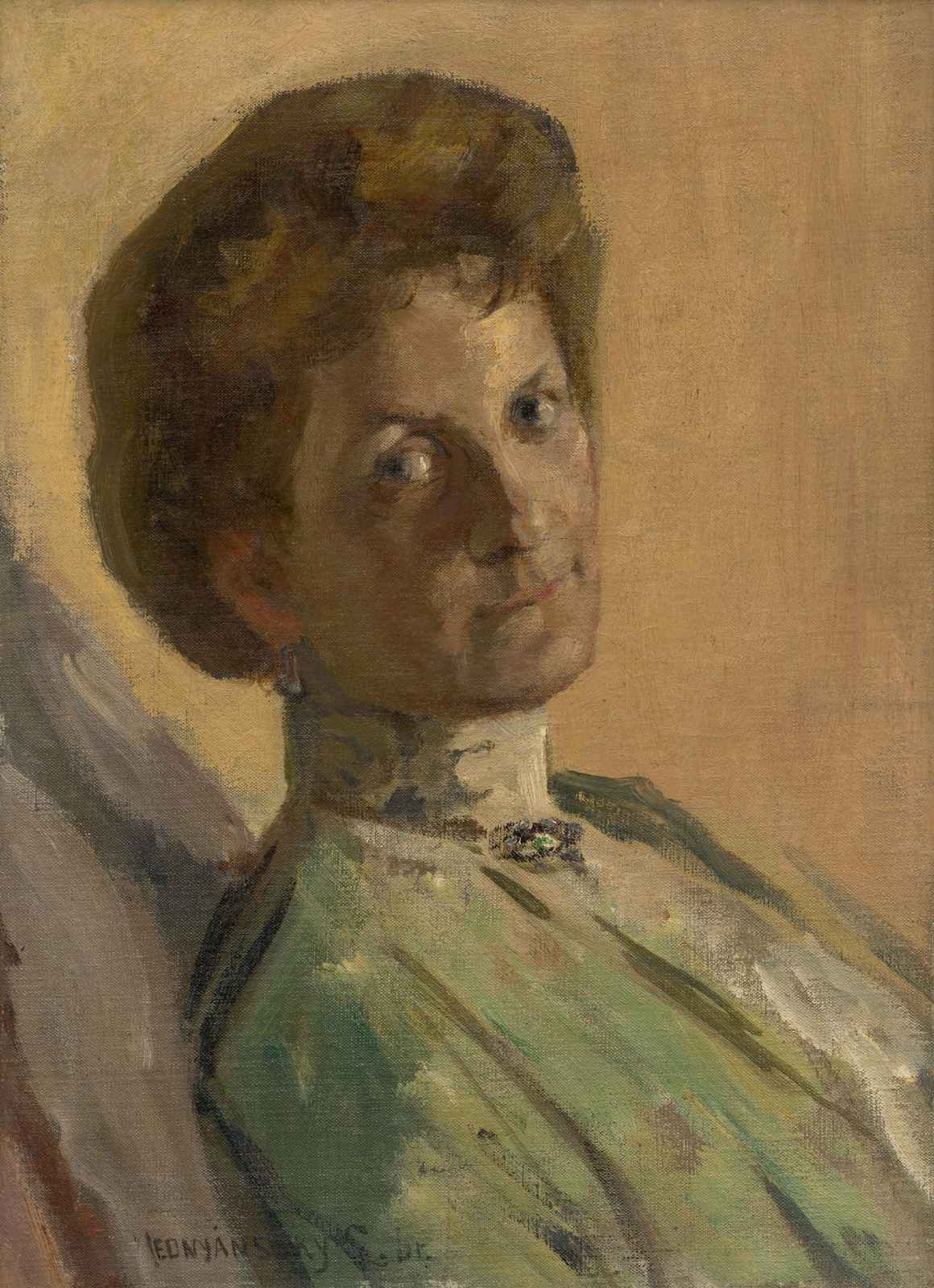 Elegant Lady Portrait Fine Art Wall Art