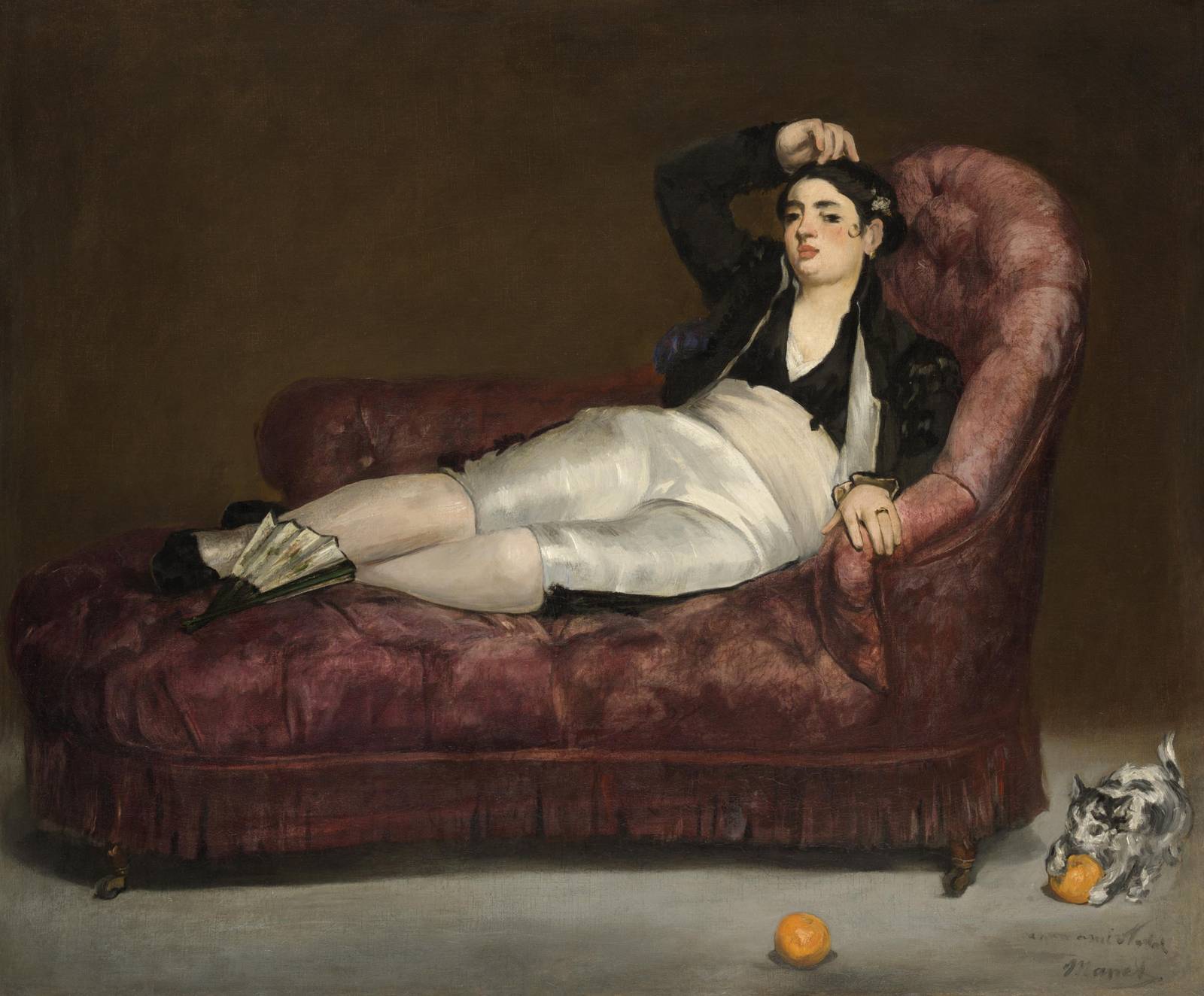 Olympia Reclining Woman Wall Art