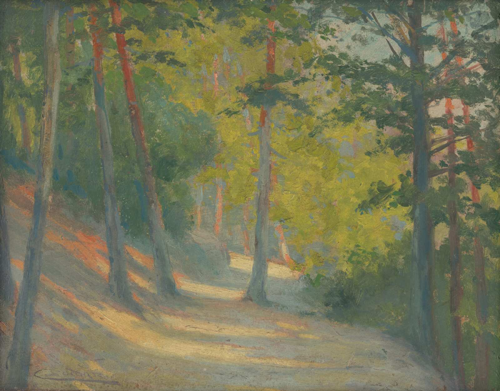 Enchanting Forest Path Landscape Wall Art