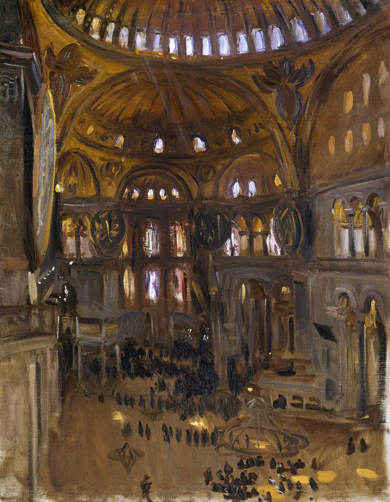 Majestic Hagia Sophia Interior Wall Art