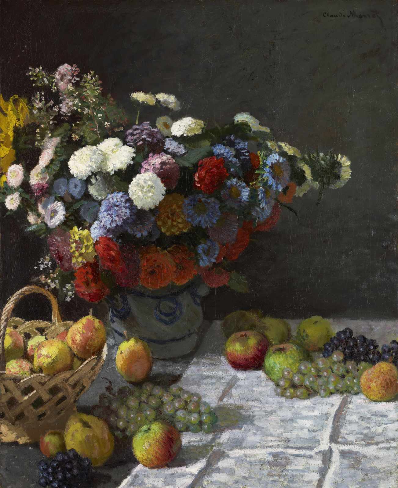 Vibrant Still Life Floral & Fruit Wall Art
