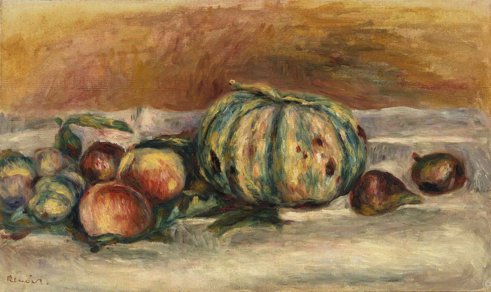 Impressionist Still Life Autumn Harvest Wall Art
