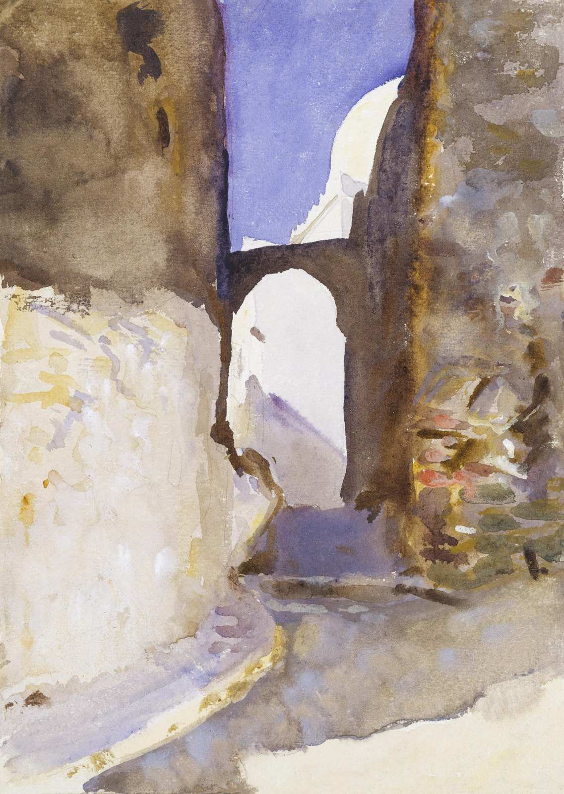 European Alleyway Serenity Wall Art