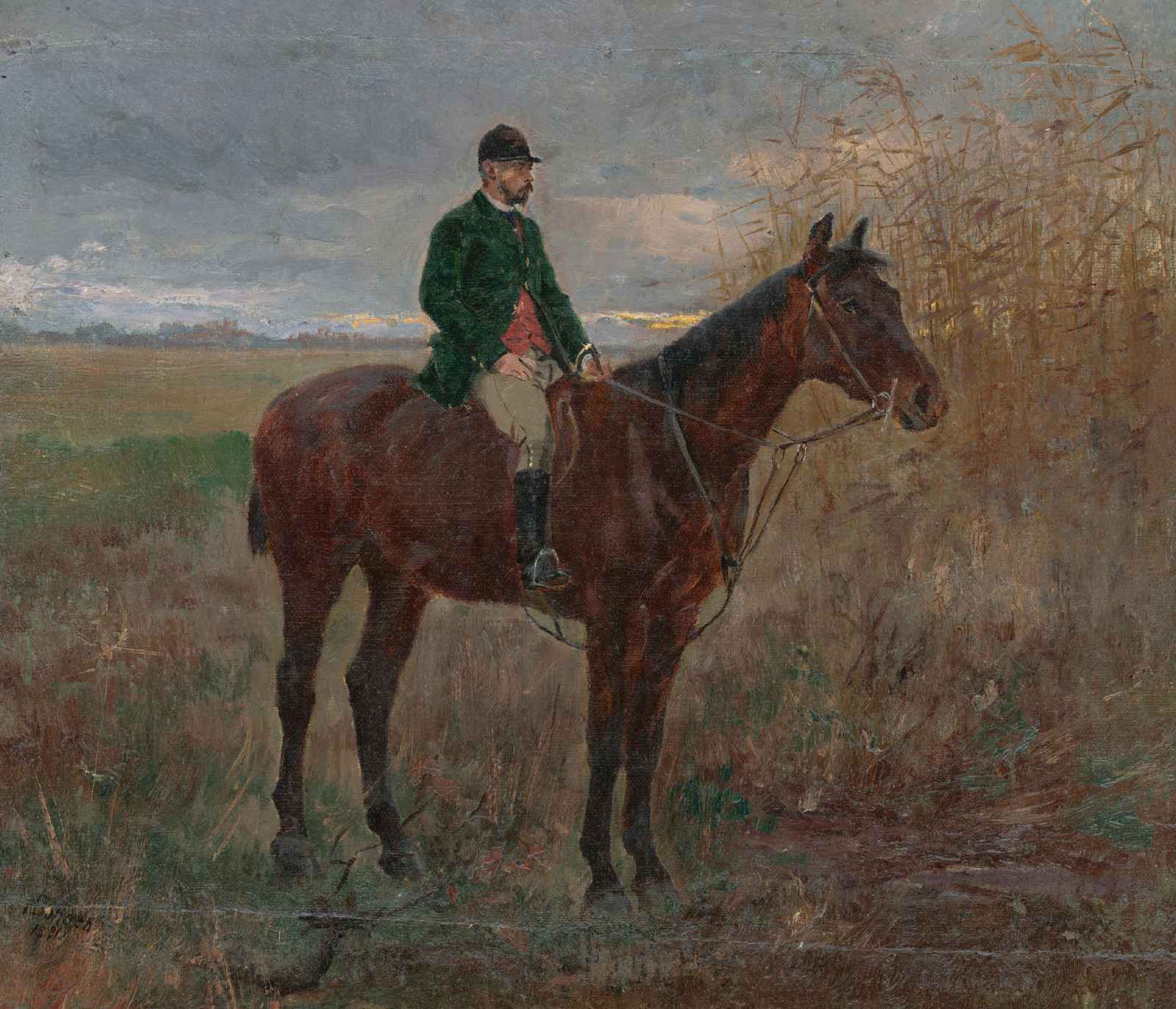 Equestrian Portrait Landscape Wall Art
