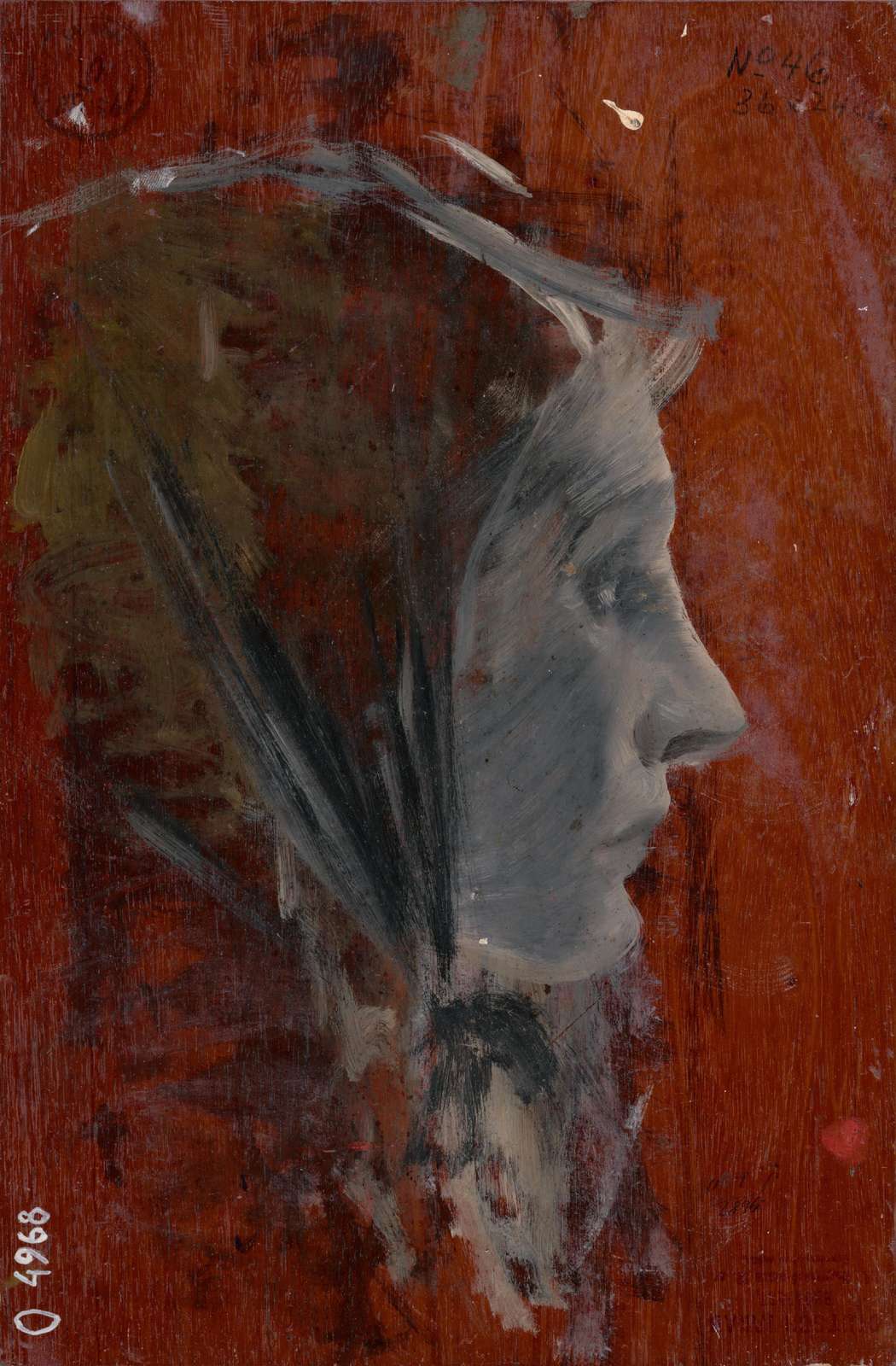 Vintage Portrait Woman Wall Art - Timeless Art