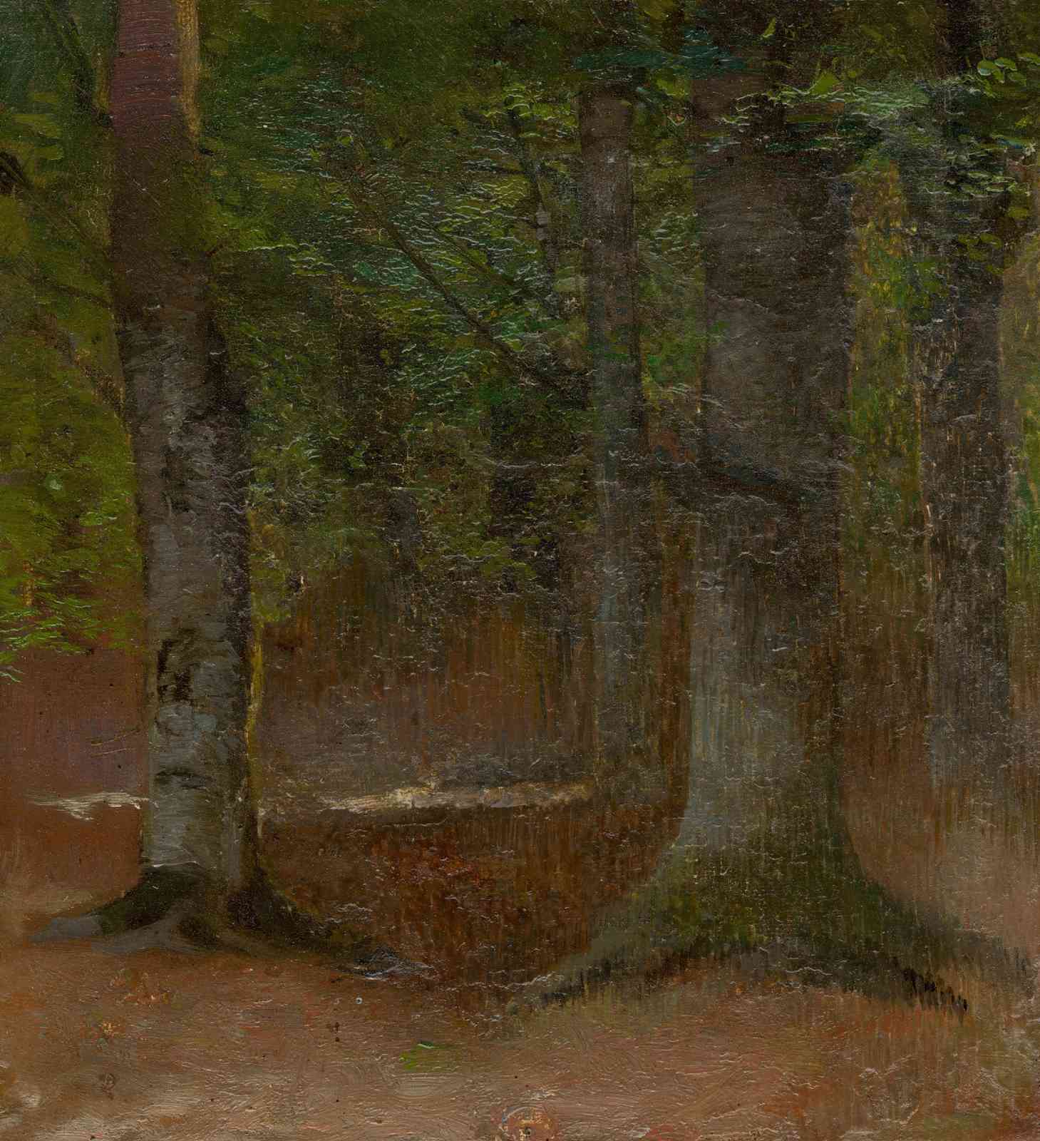 Serene Forest Canopy Landscape Wall Art