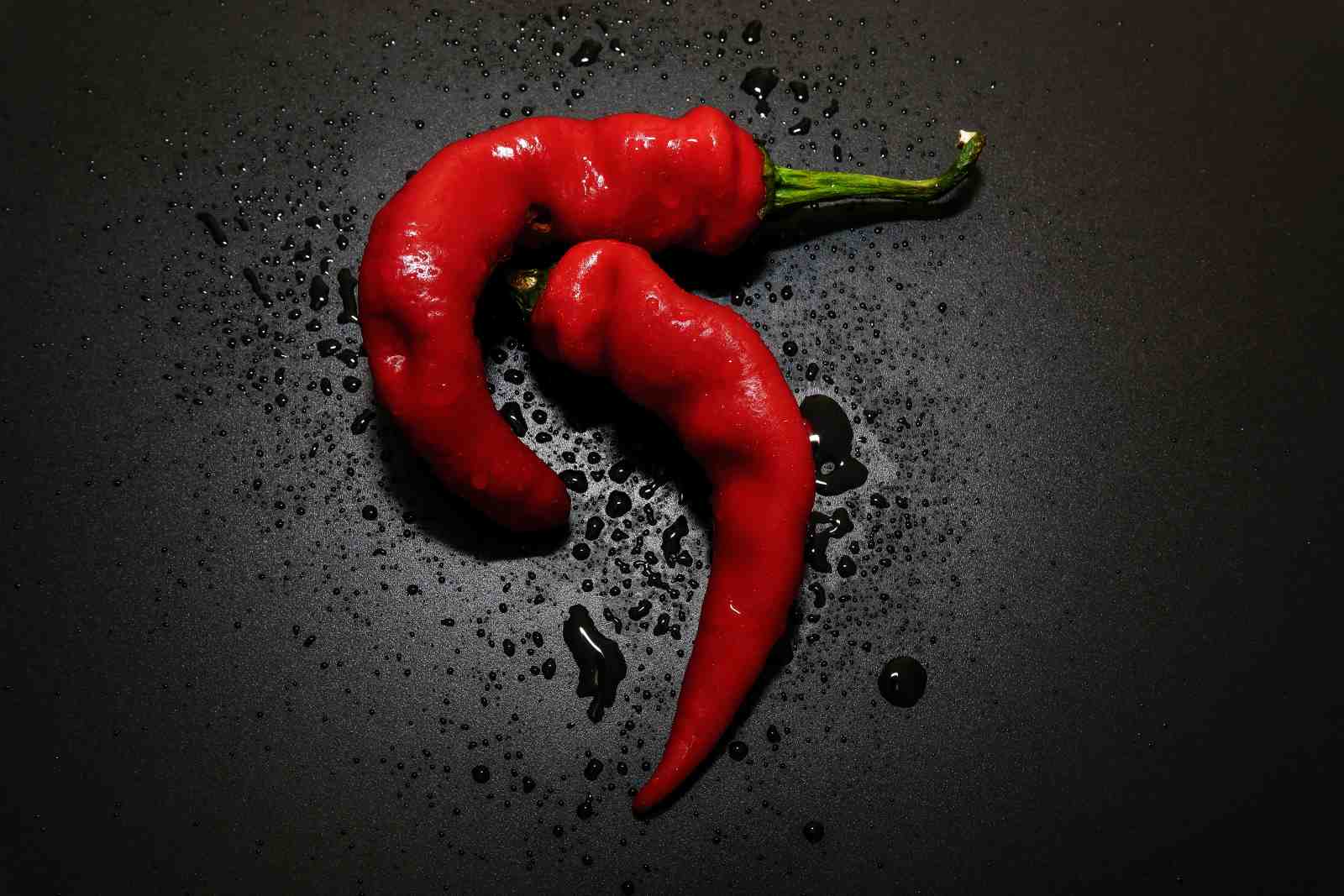 Fiery Red Chili Peppers Wall Art