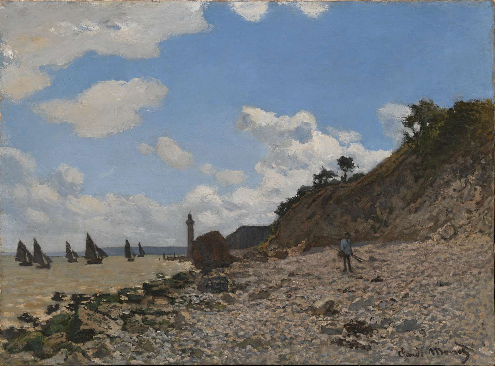 Seaside Lighthouse Impressionist Wall Art
