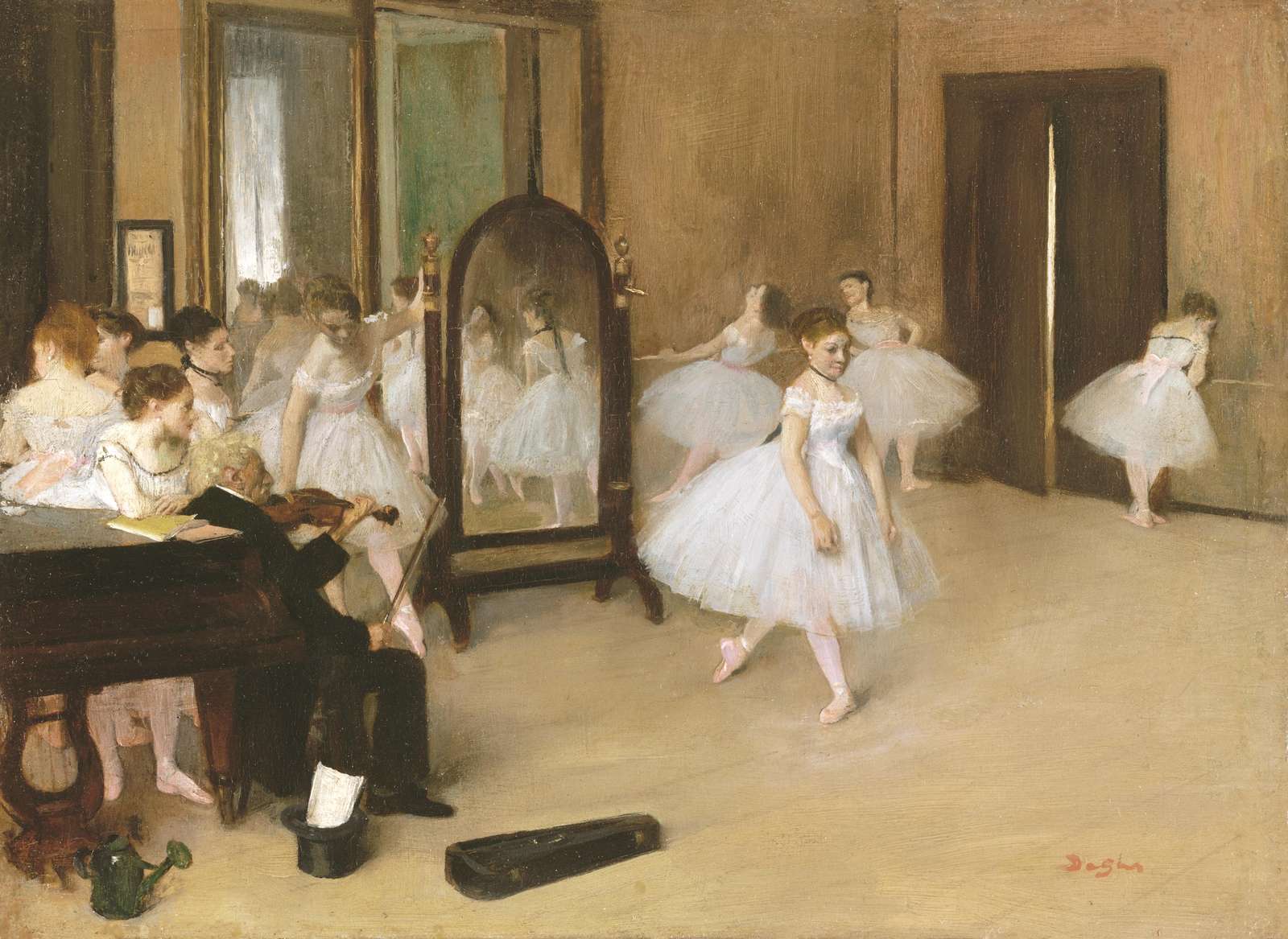 Ballet Rehearsal Impressionist Dance Wall Art