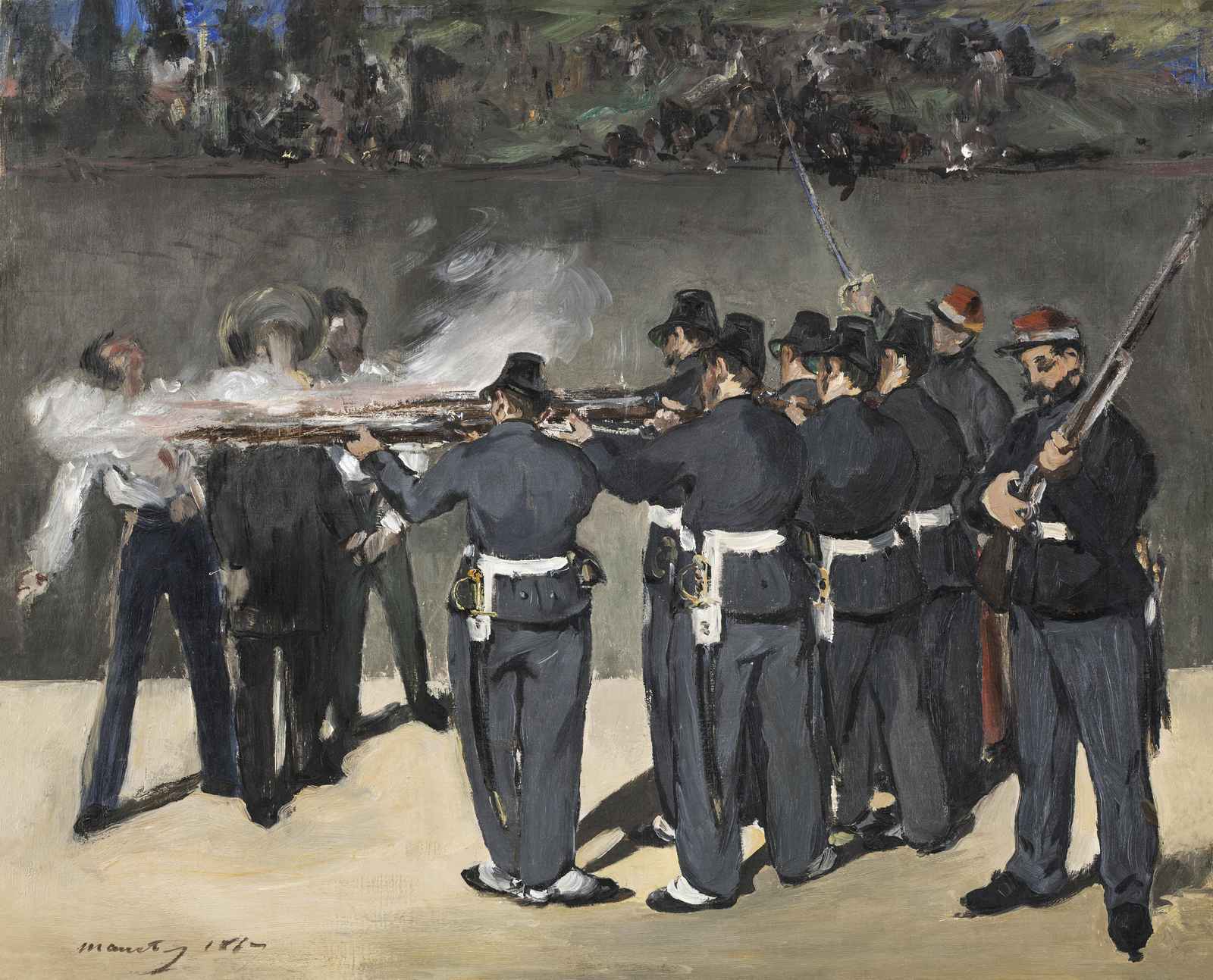 The Execution of Emperor Maximilian Wall Art