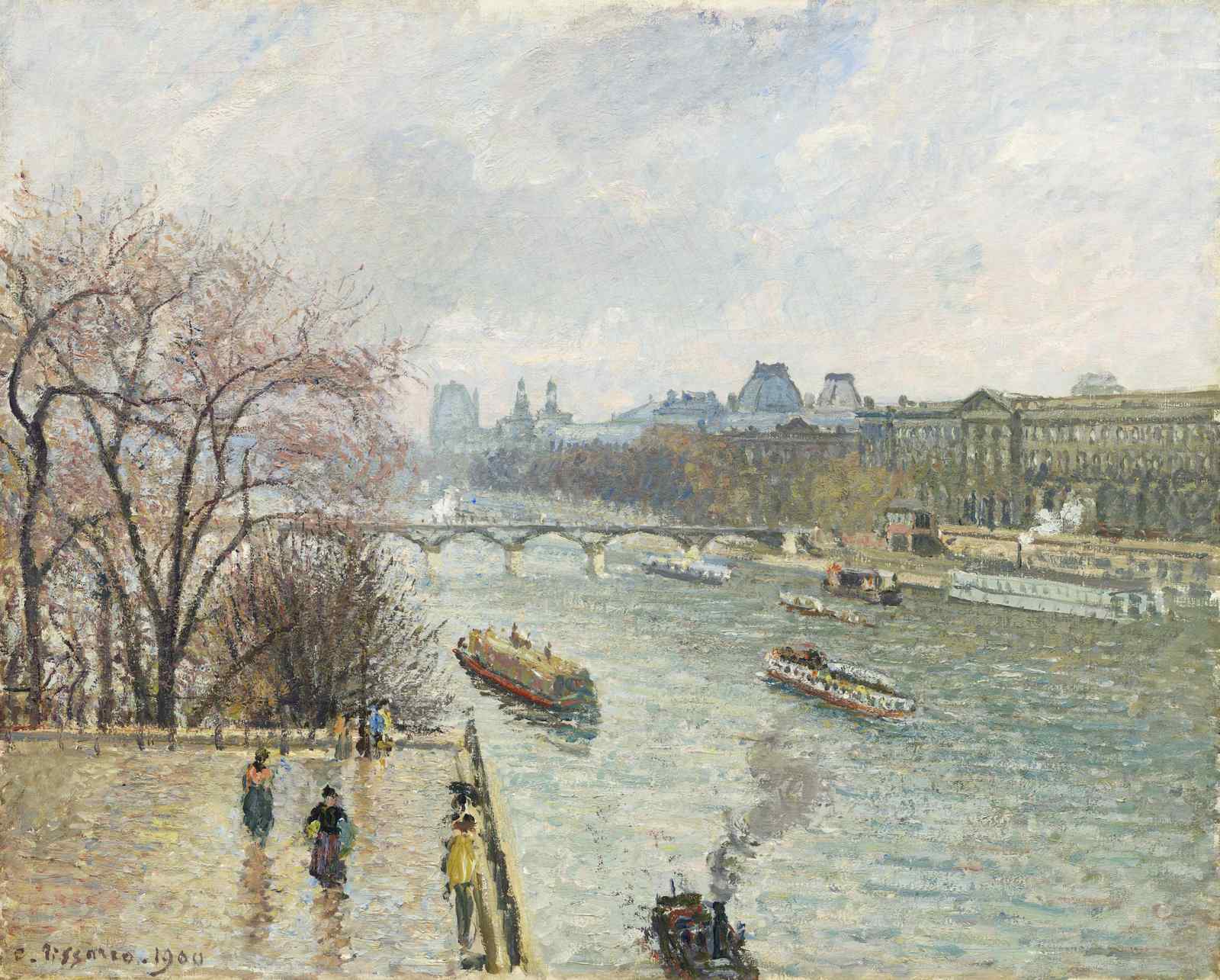Impressionist Seine River Paris Wall Art