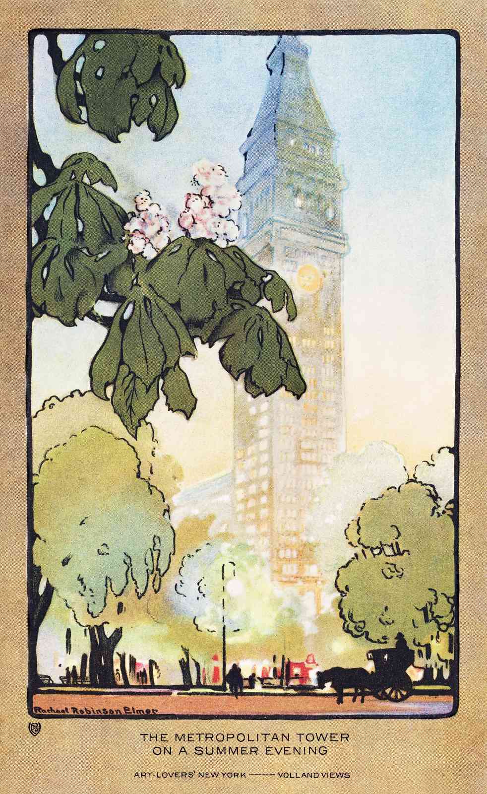 Metropolitan Tower Summer Evening Wall Art