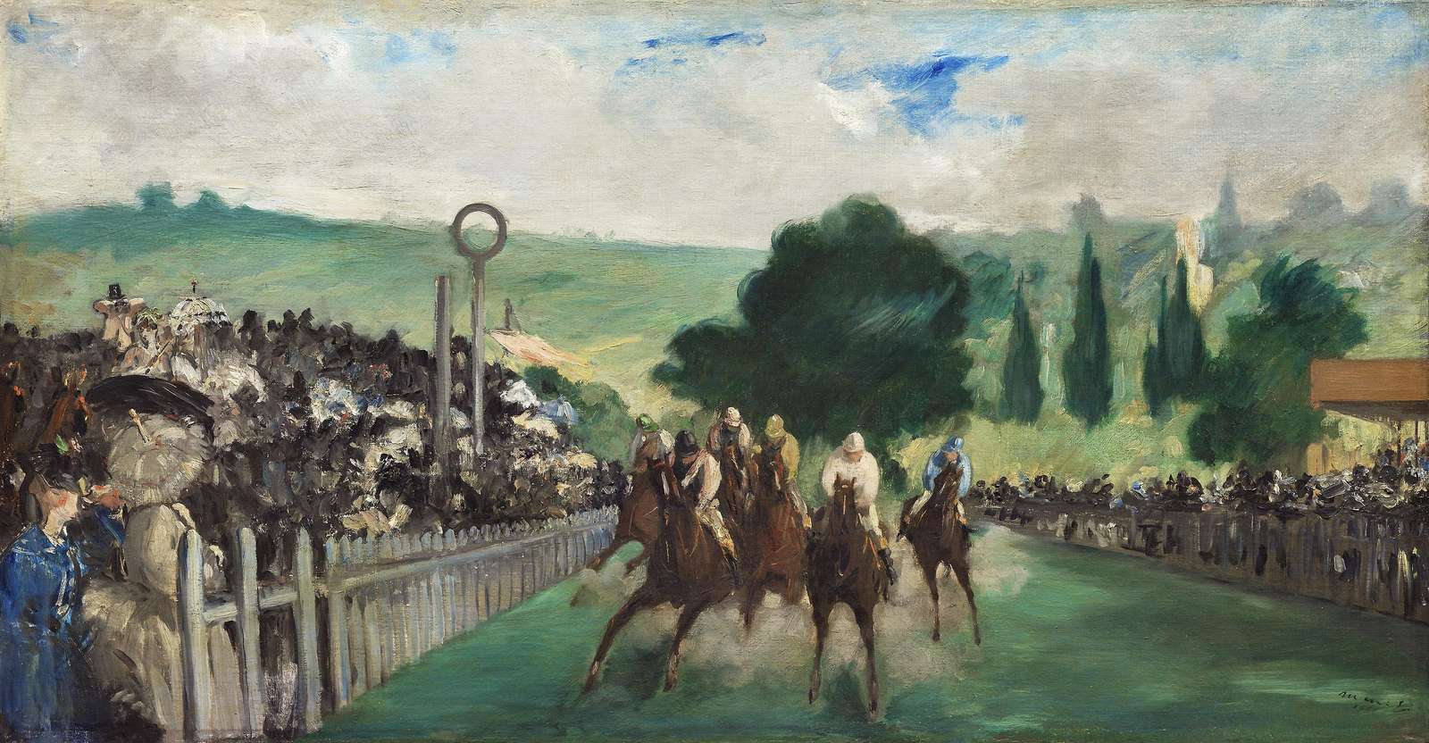 Horse Racing at the Derby Wall Art
