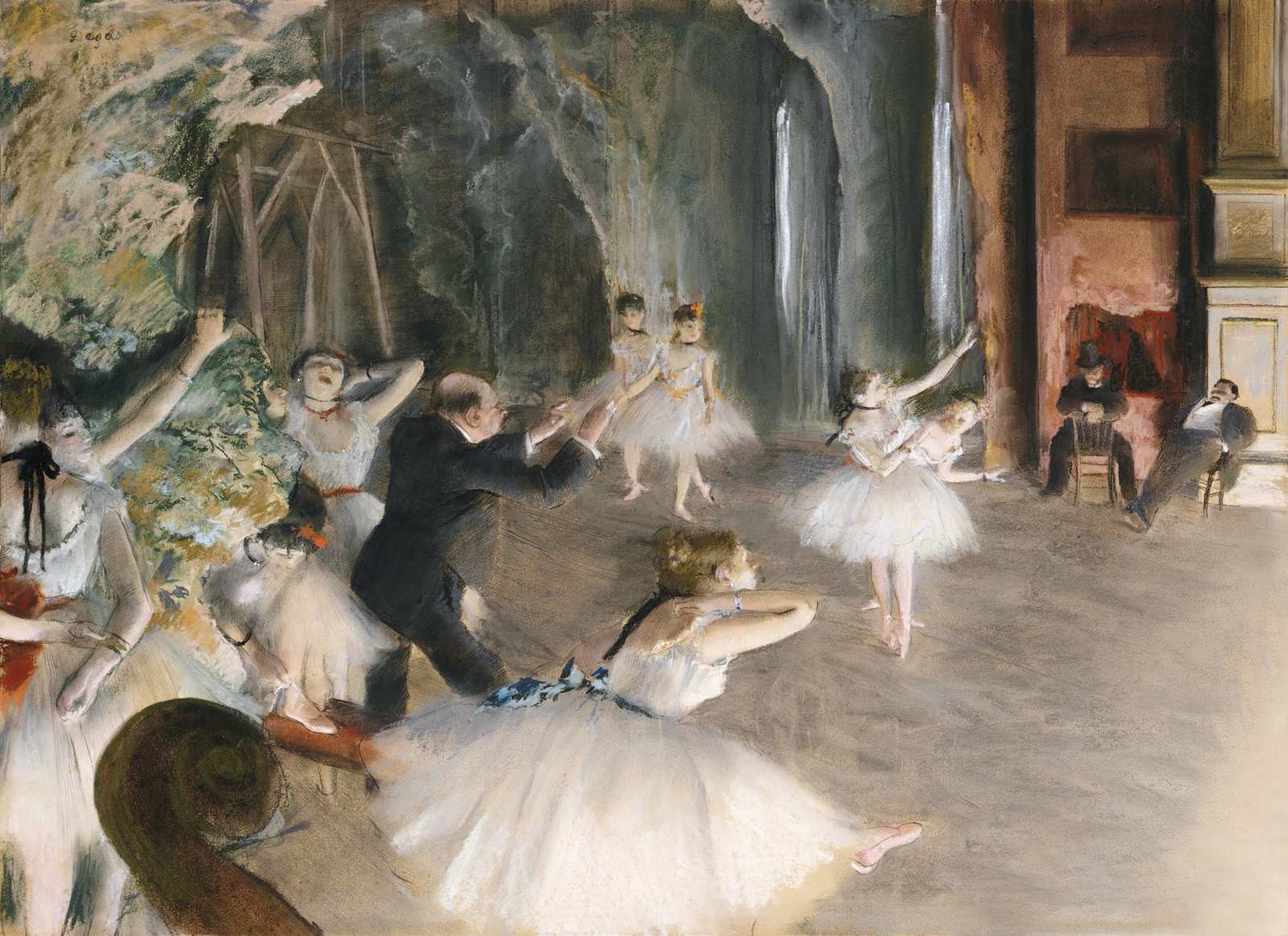 Ballet Rehearsal Edgar Degas Wall Art Wall Art