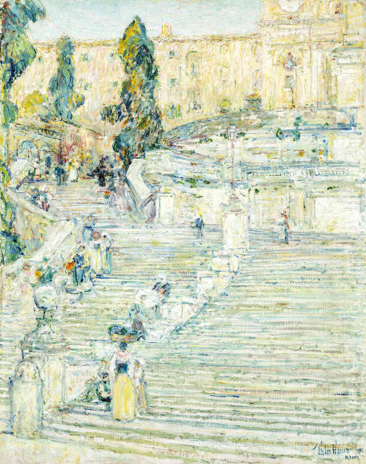 Impressionist Steps Serenity Wall Art