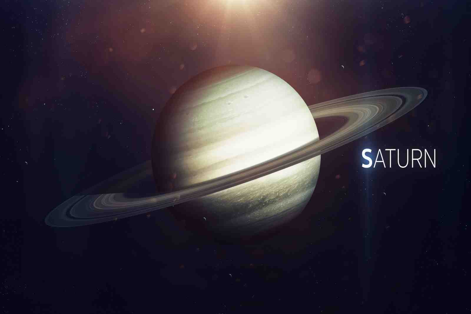 Majestic Saturn Space Art Wall Art