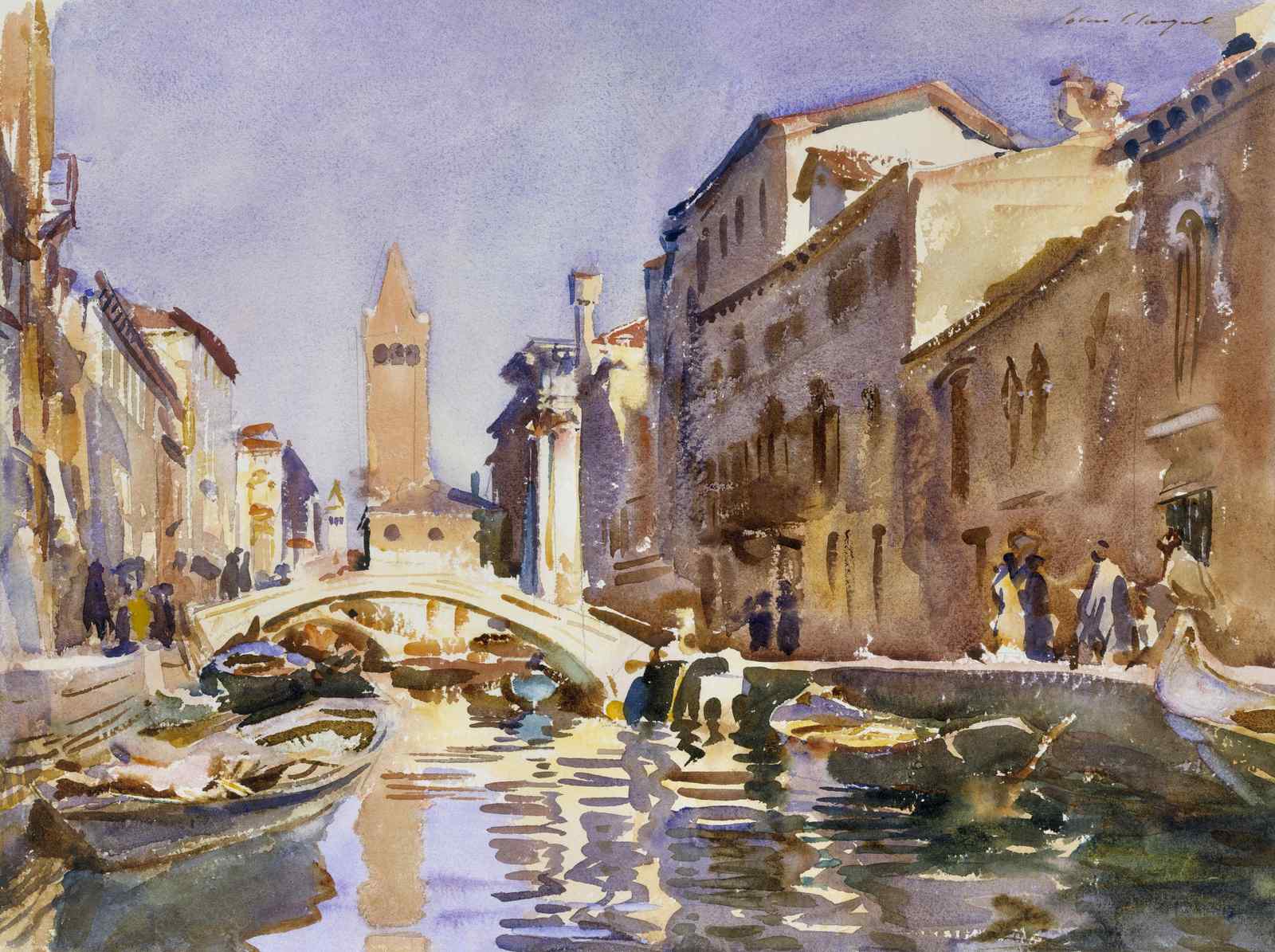 Venetian Canal Light & Shadow Wall Art