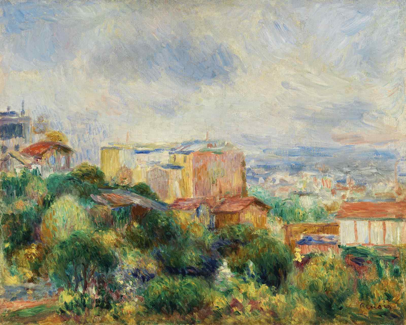 Impressionist Cityscape Serenity Wall Art