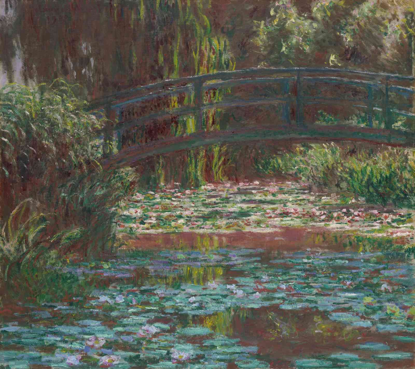 Monet's Japanese Bridge Wall Art