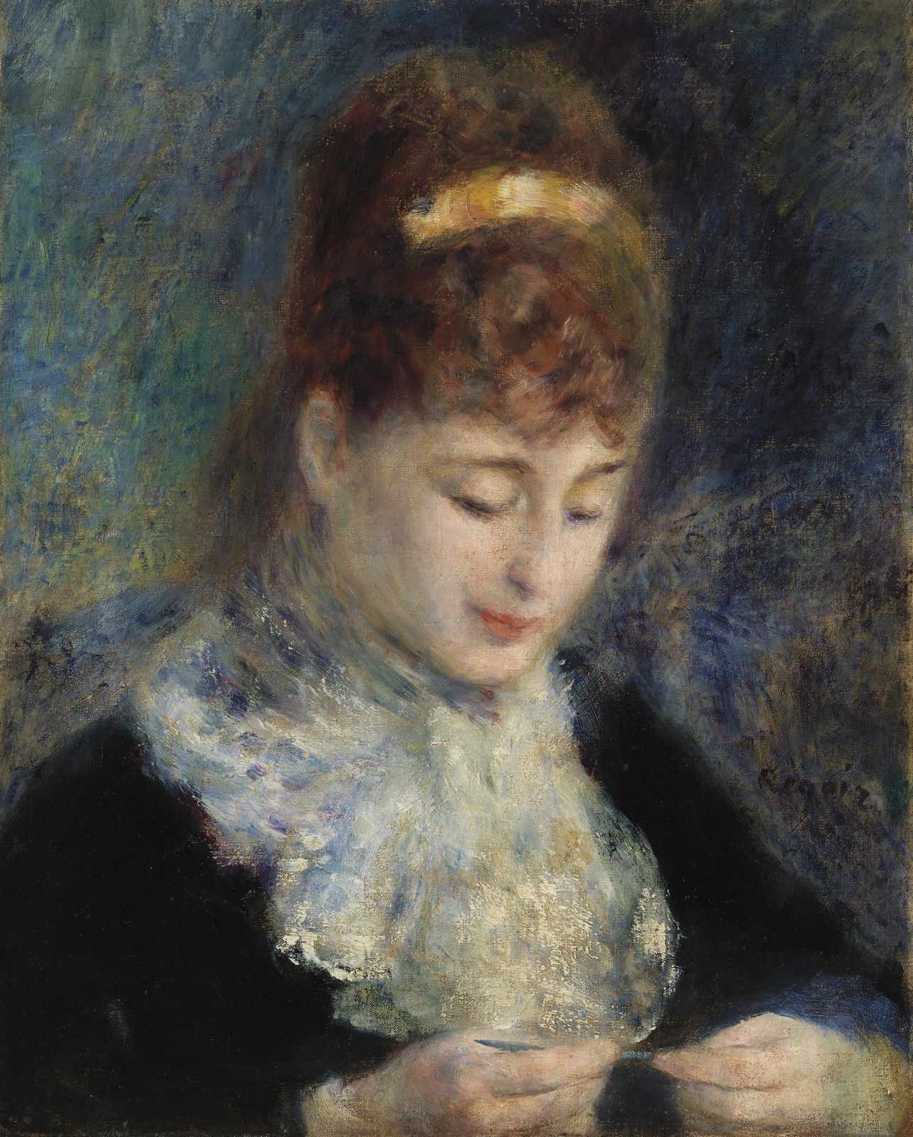 Impressionist Woman Portrait Wall Art