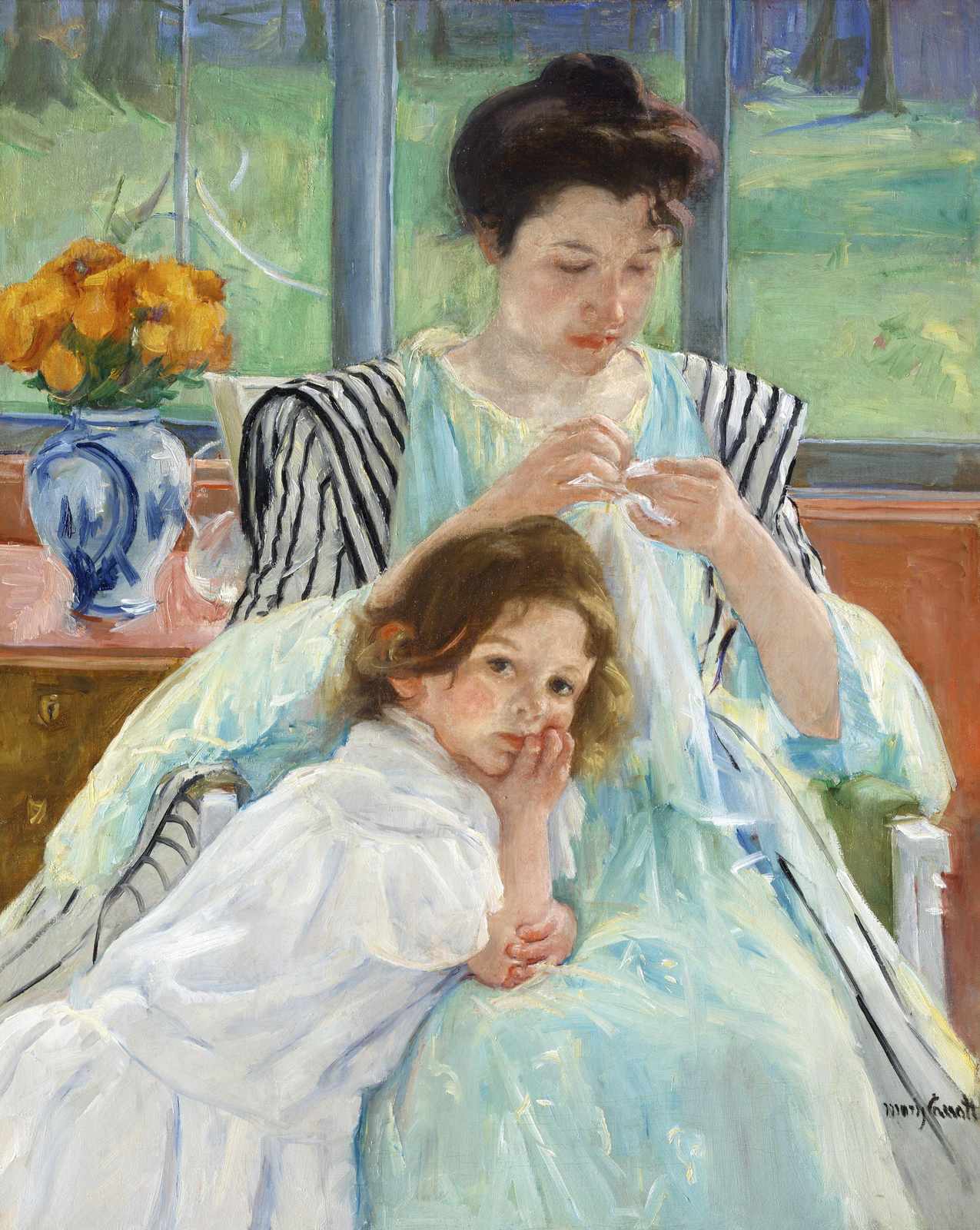 Mother and Child Serenity Wall Art