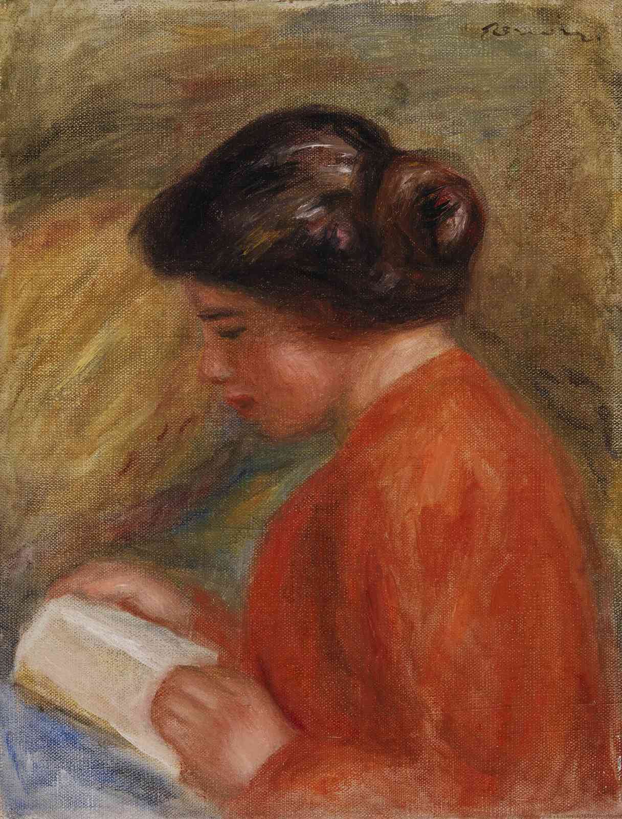 Impressionist Woman Reading Wall Art