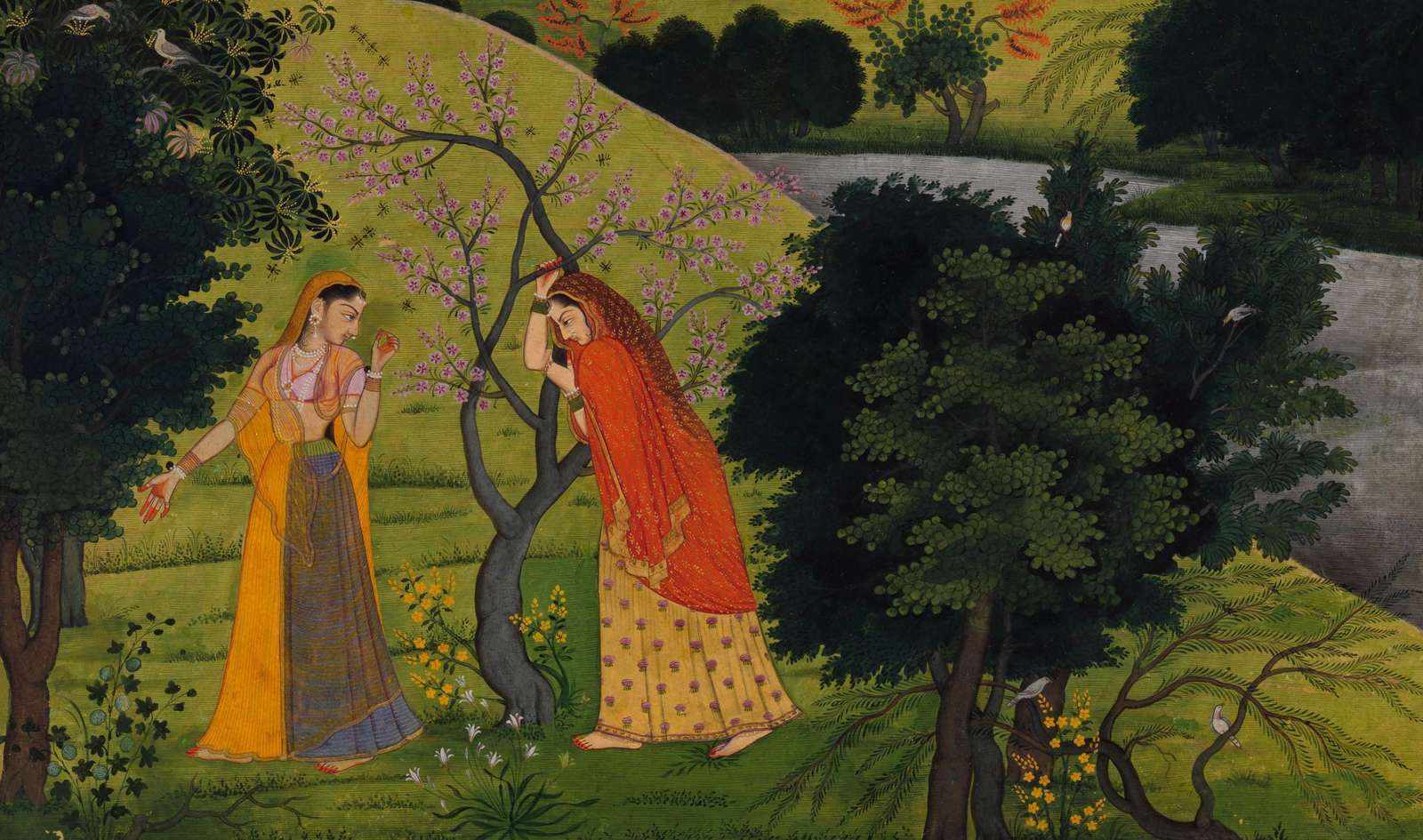 Mughal Garden Serenity Wall Art