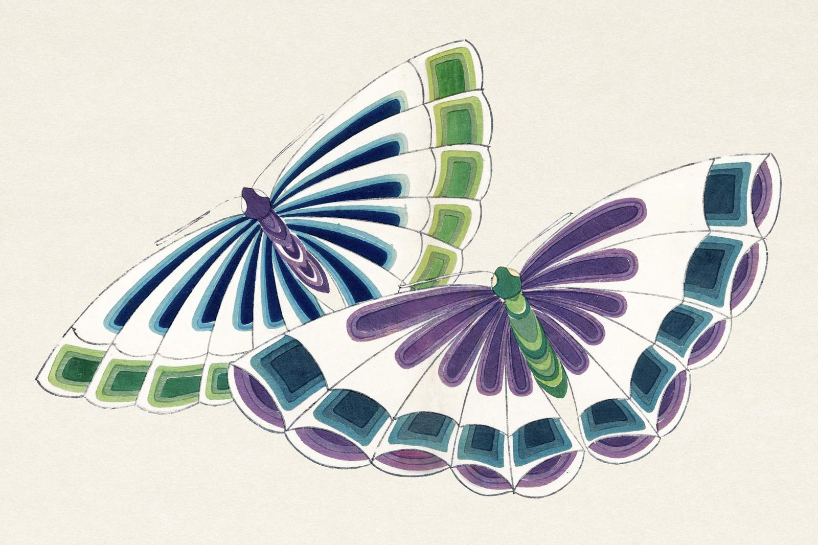 Elegant Butterfly Art Wall Art - Nature Decor