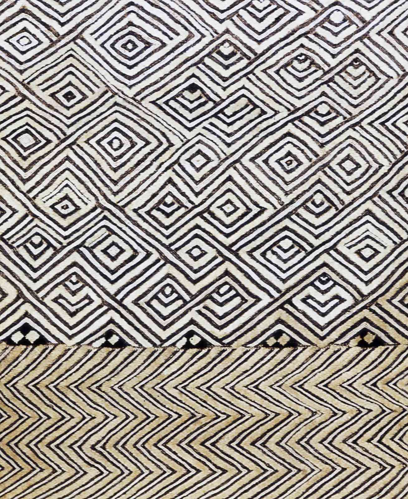 Geometric Diamond Tribal Pattern Wall Art