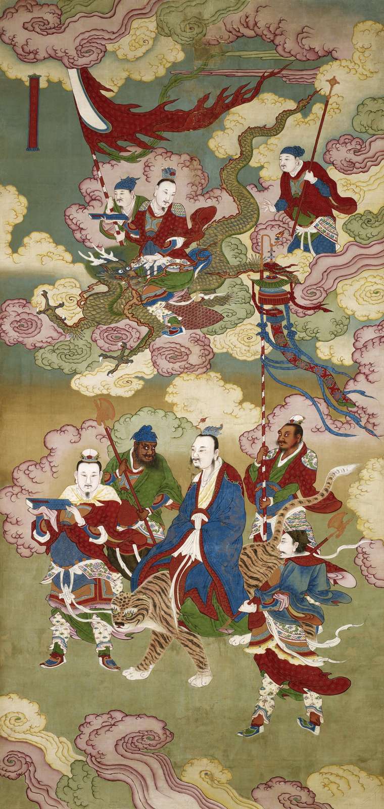 Emperor's Dragon Procession Wall Art