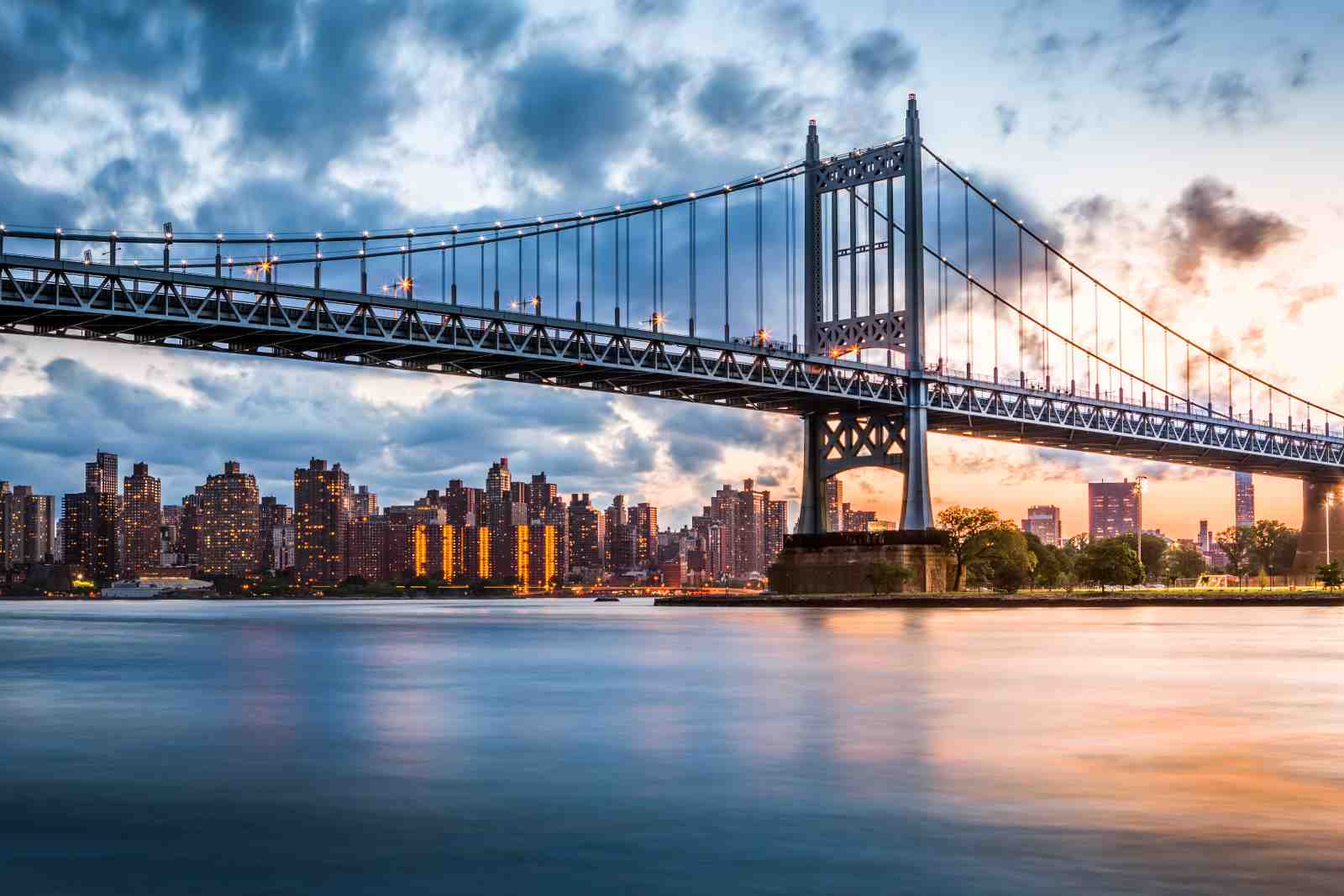 Majestic NYC Bridge Cityscape Wall Art