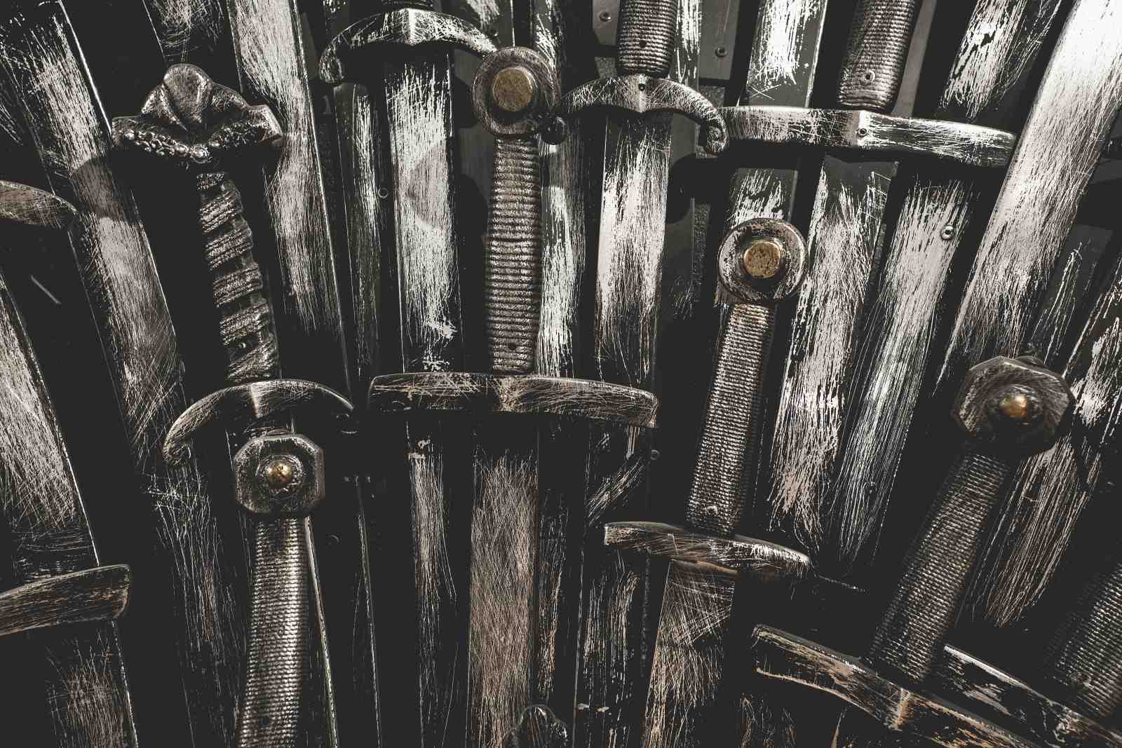 Epic Sword Throne Wall Art