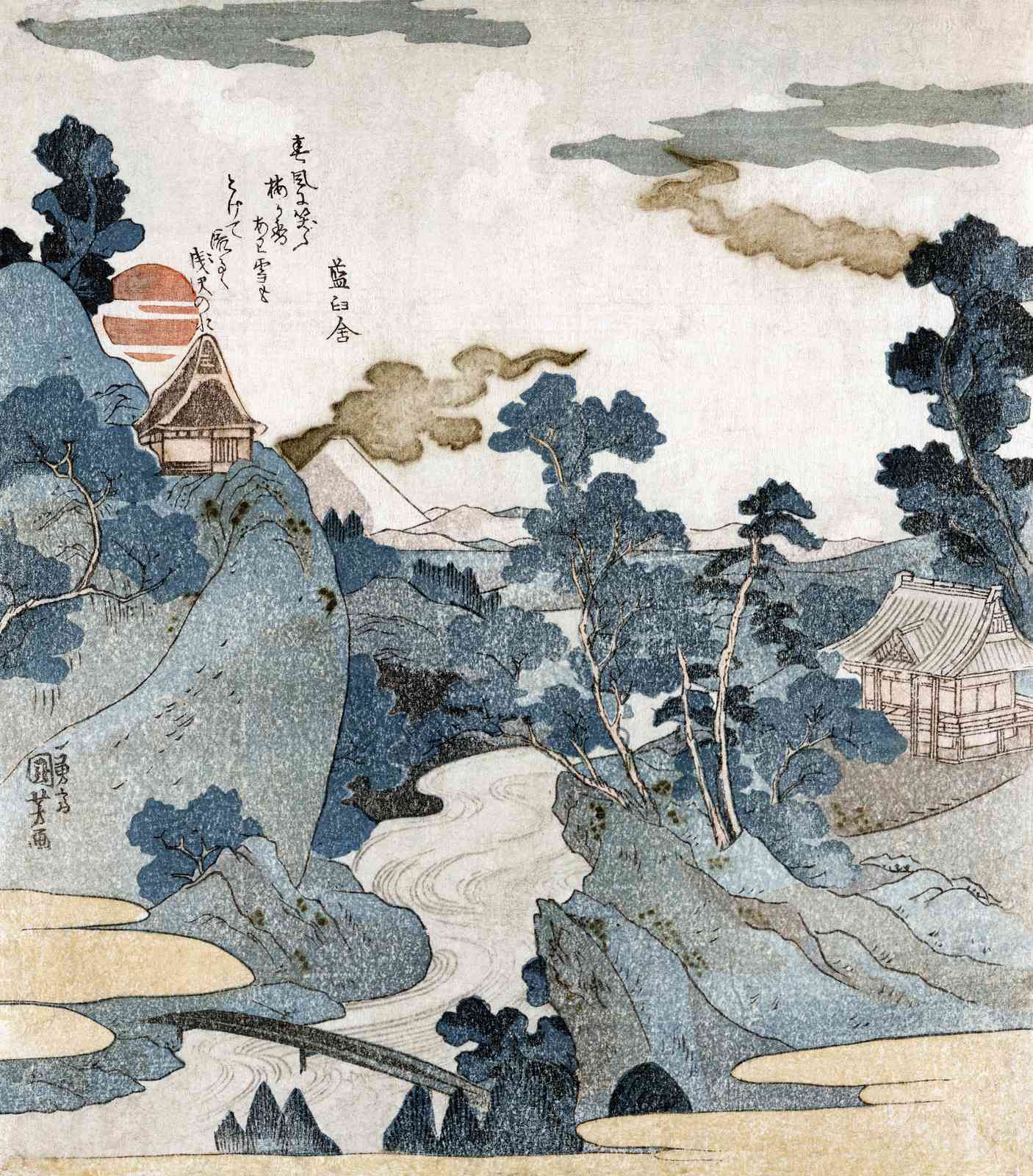 Serene Japanese Landscape Wall Art