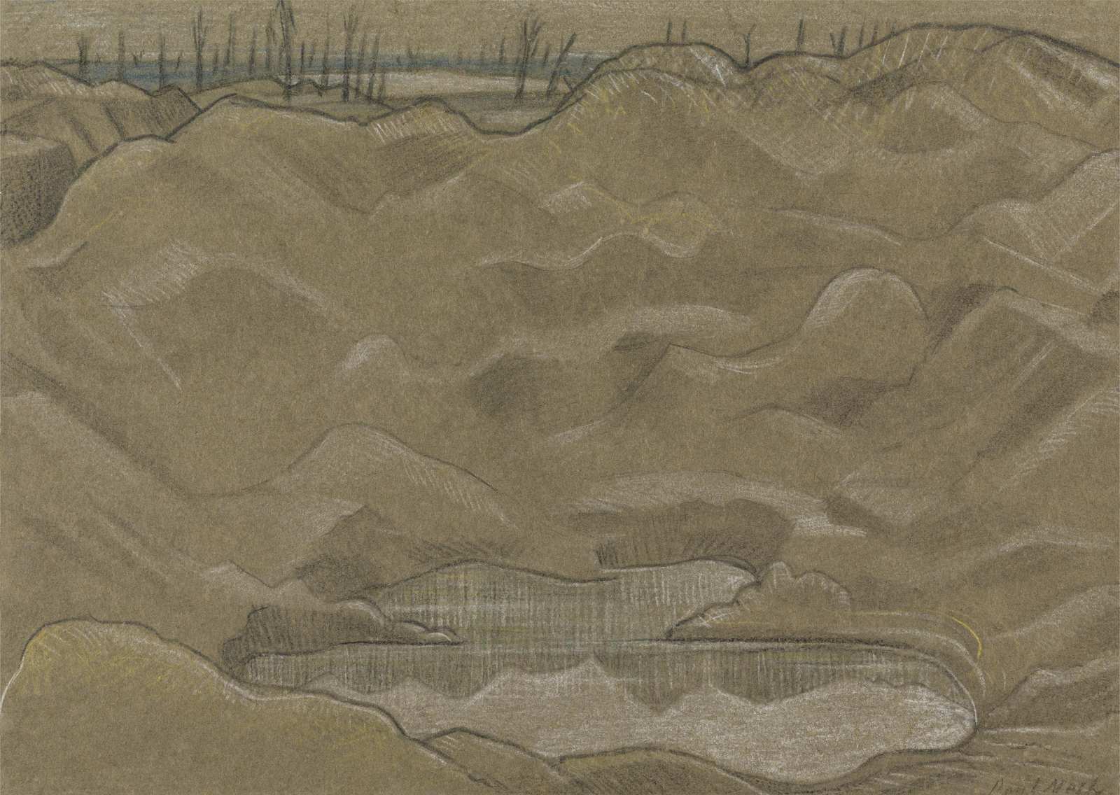 Abstract Landscape Study Wall Art