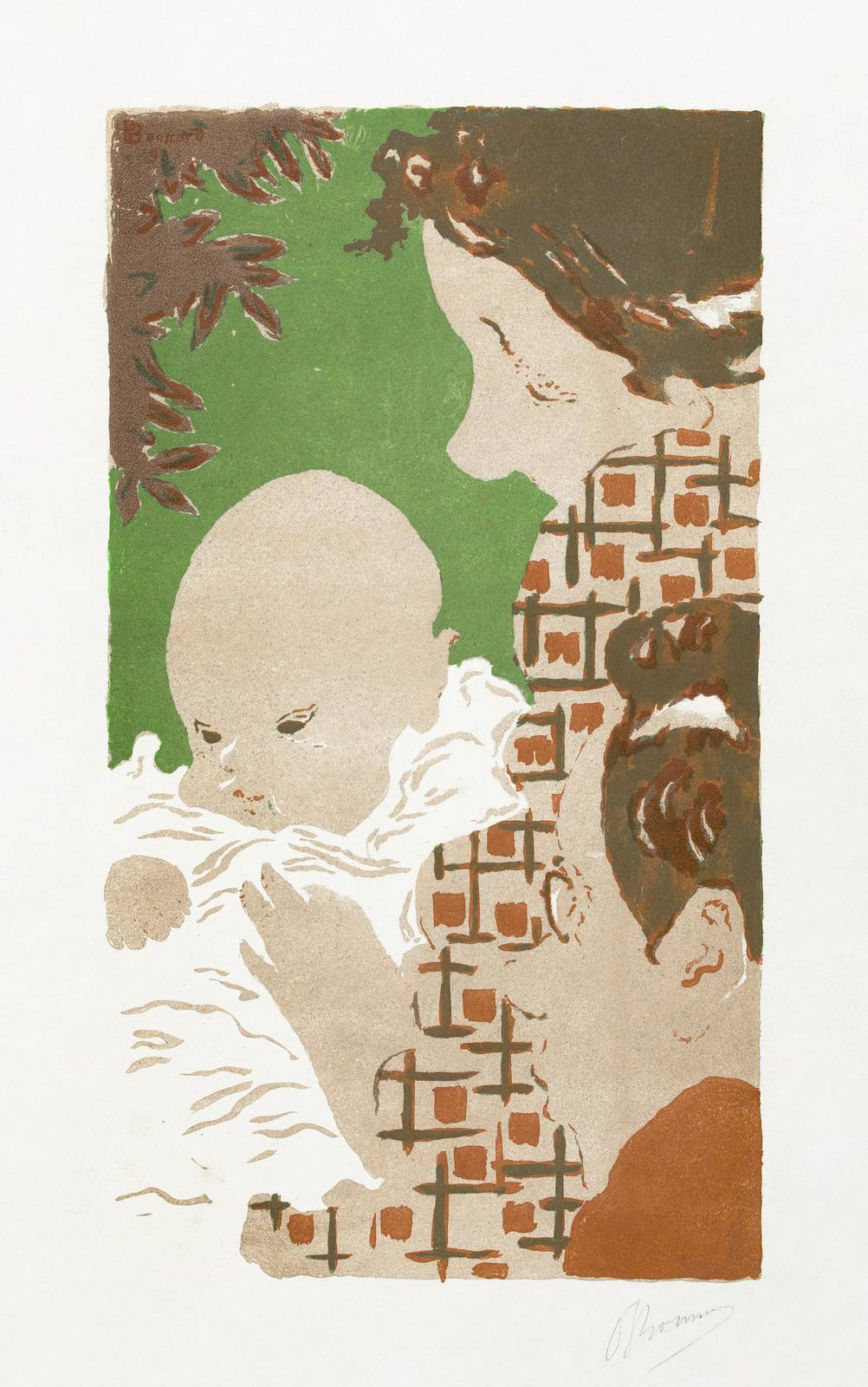 Vintage Mother & Baby Art Wall Art