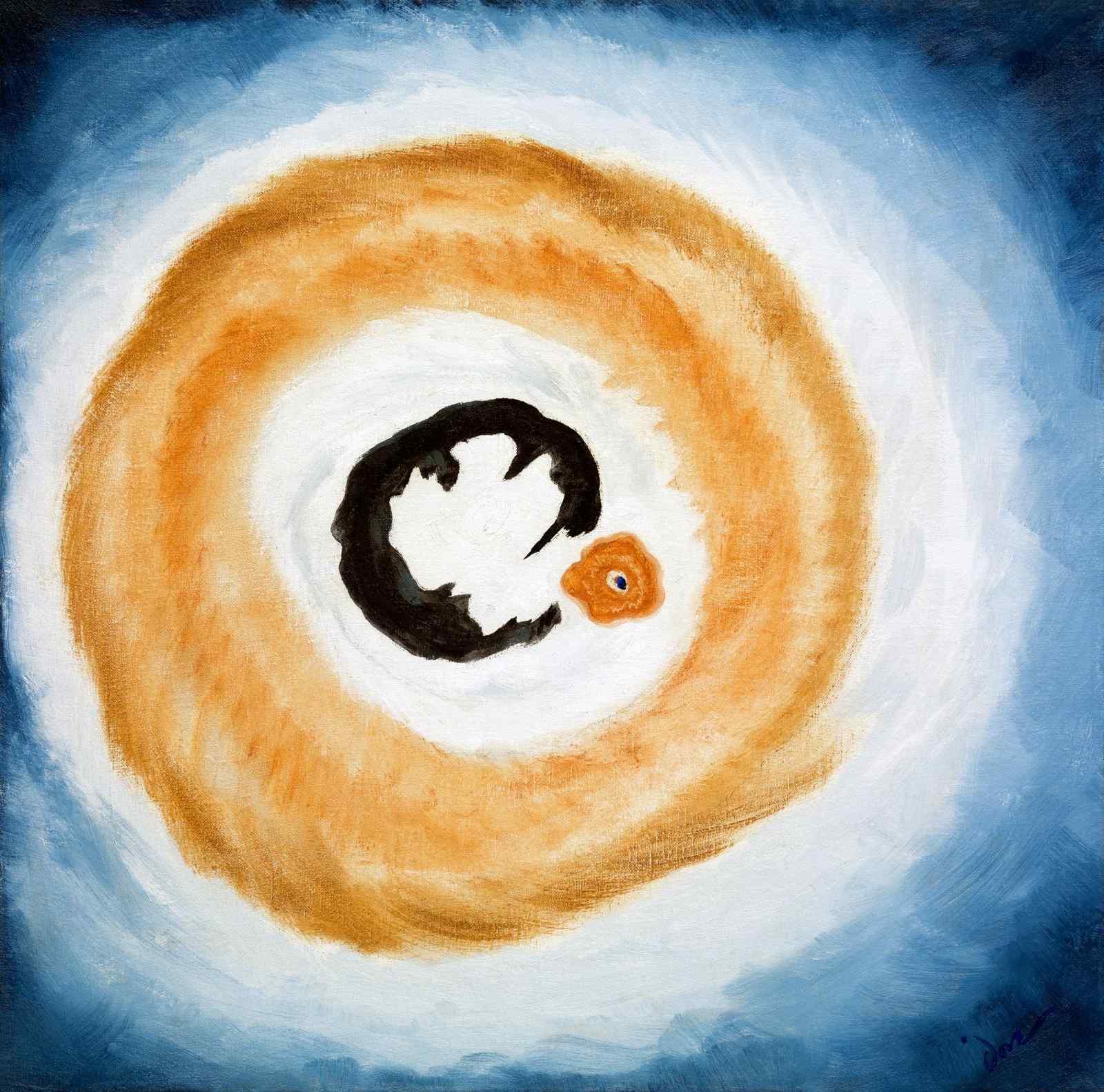 Abstract Swirls & Cosmic Eye Wall Art