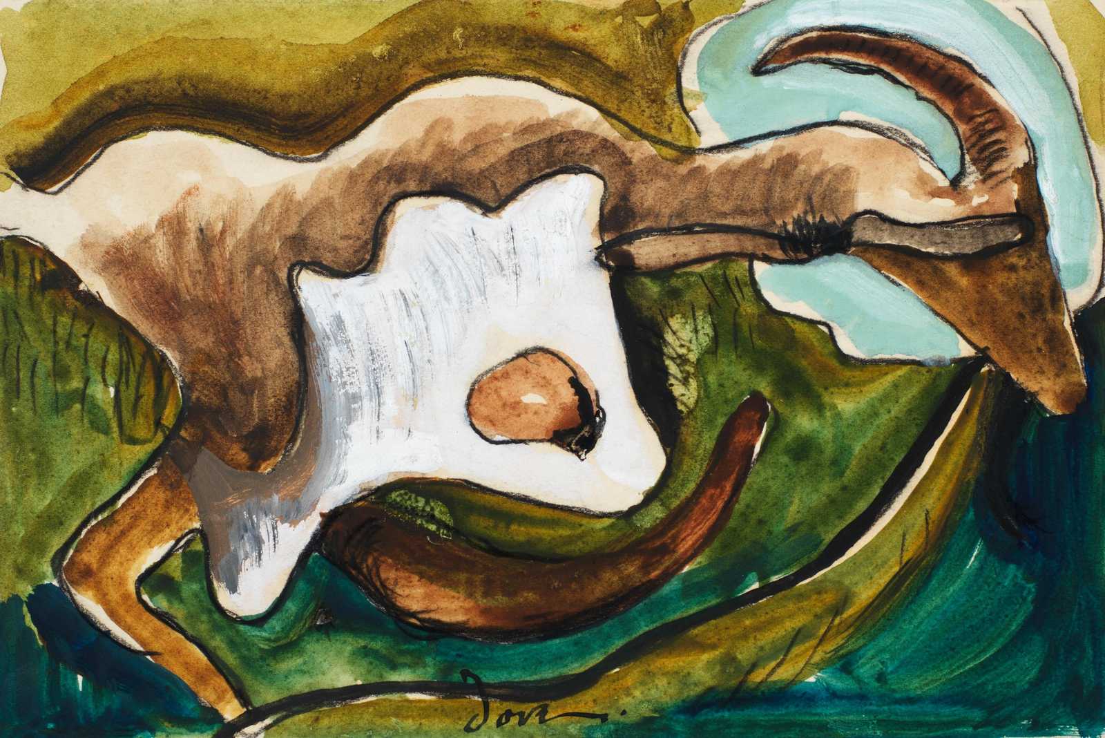 Abstract Ibex Art Wall Art