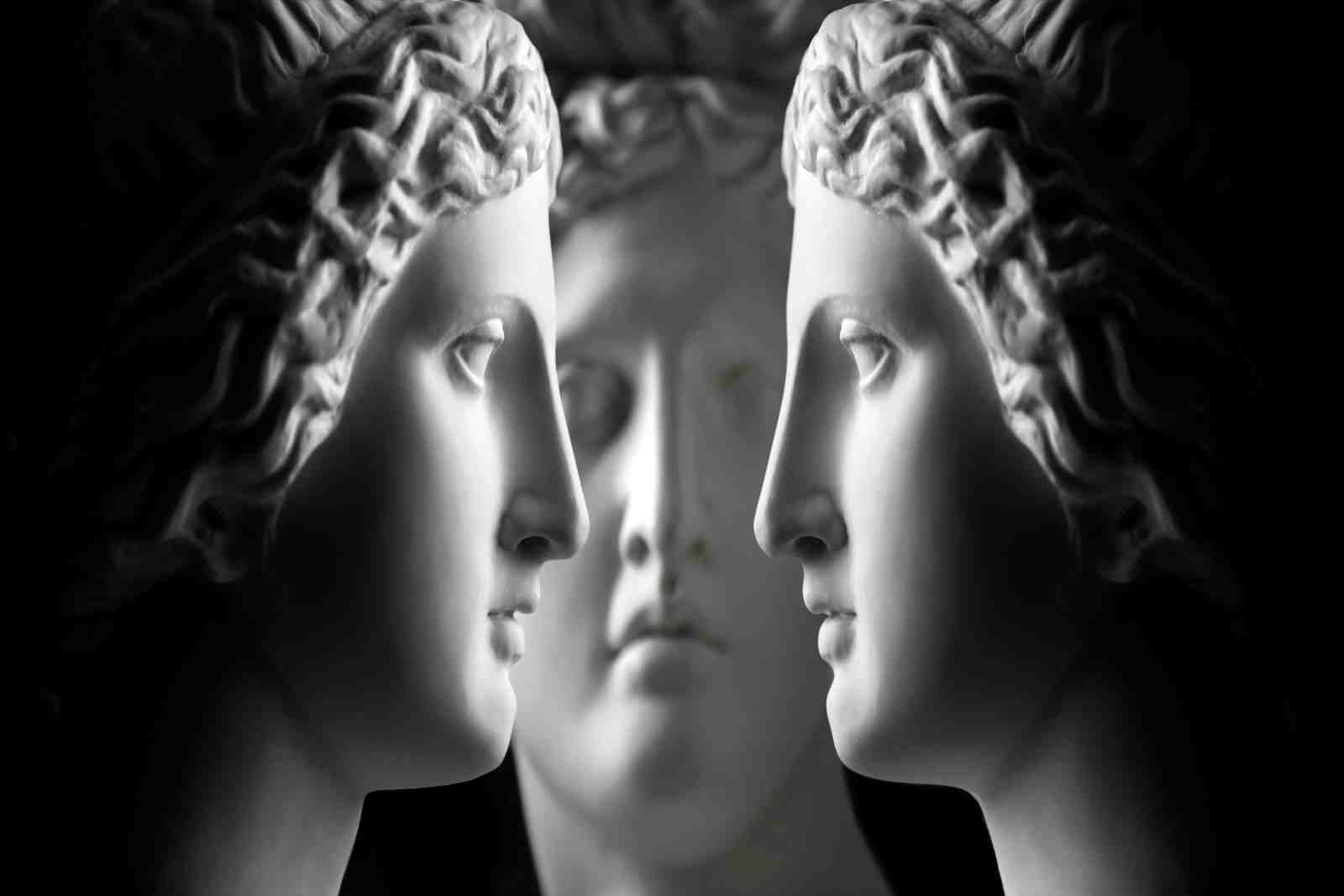 Timeless Elegance Sculptural Faces Wall Art