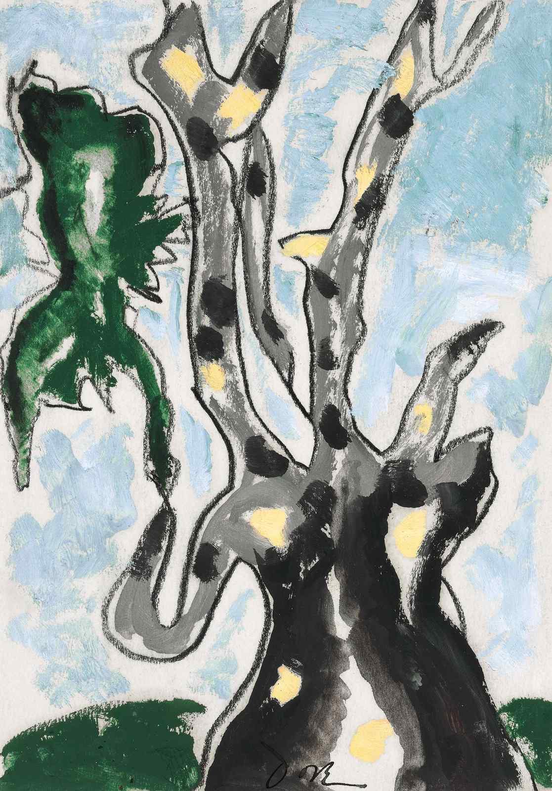 Abstract Tree Nature Modern Art Wall Art