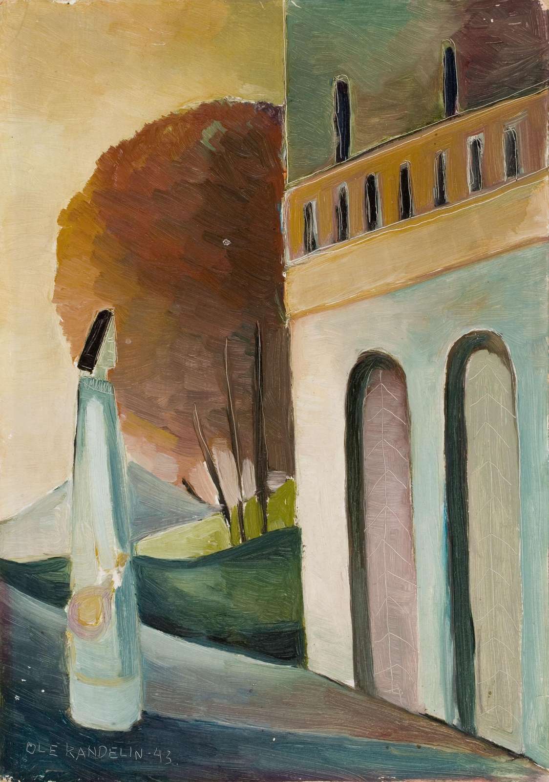 Modern Solitude Vintage Wall Art Wall Art