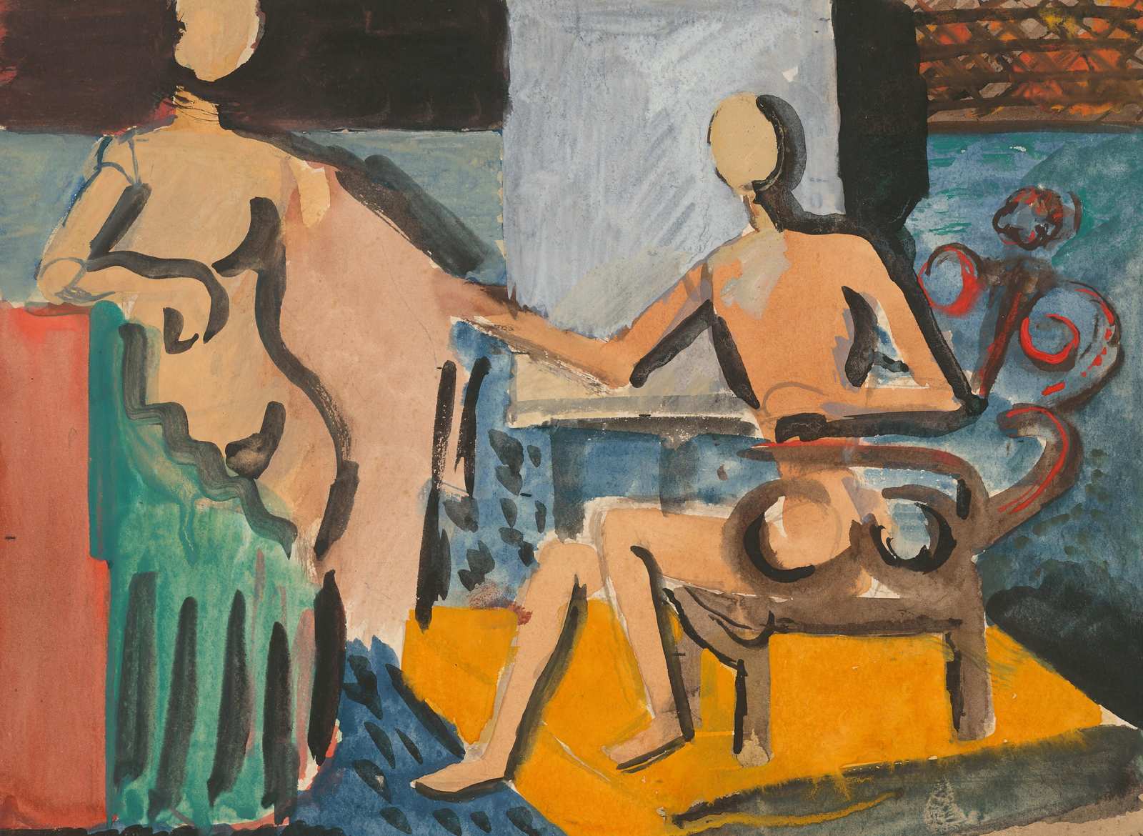 Figurative Nude Study Wall Art