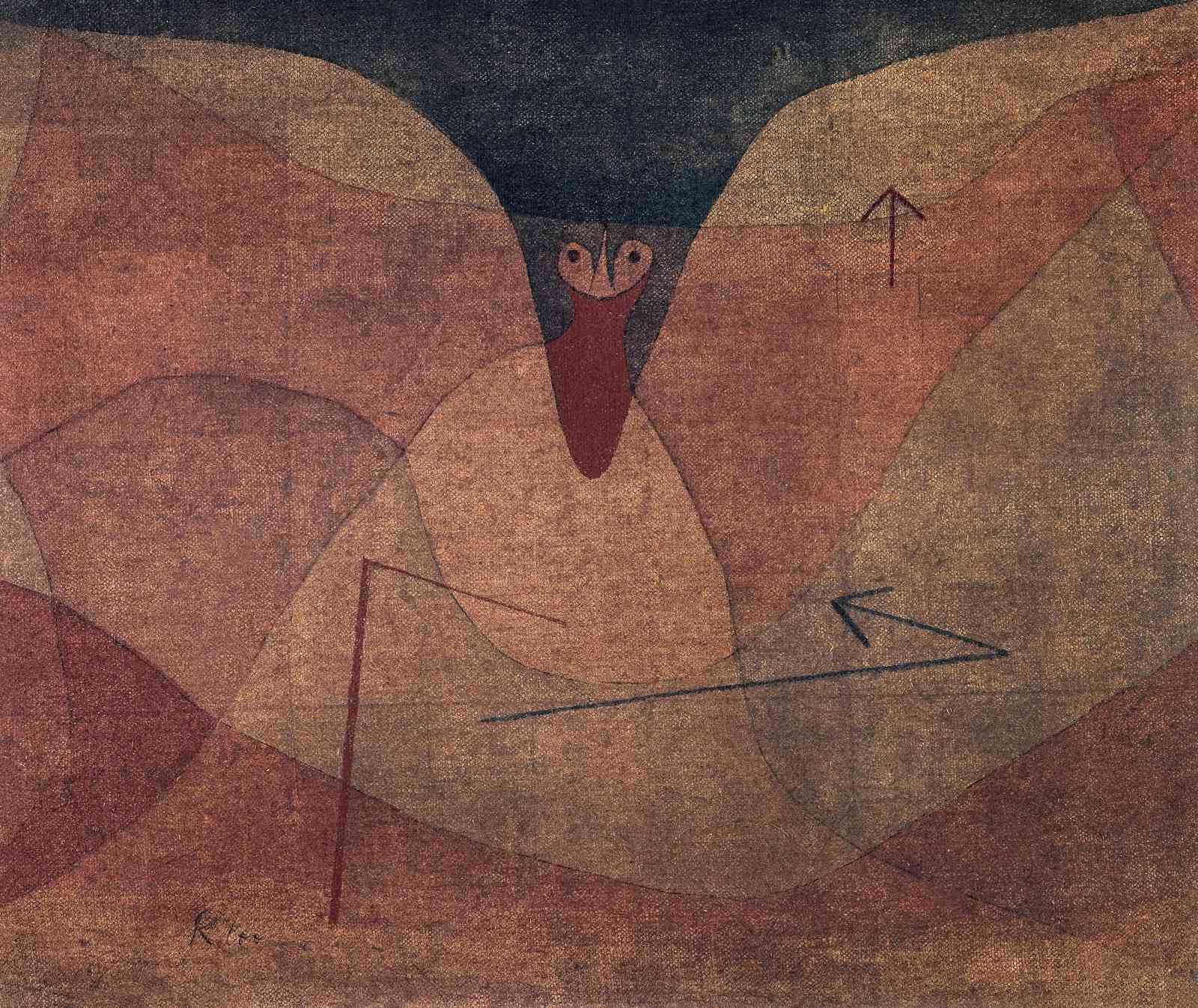 Mysterious Owl Abstract Art Wall Art