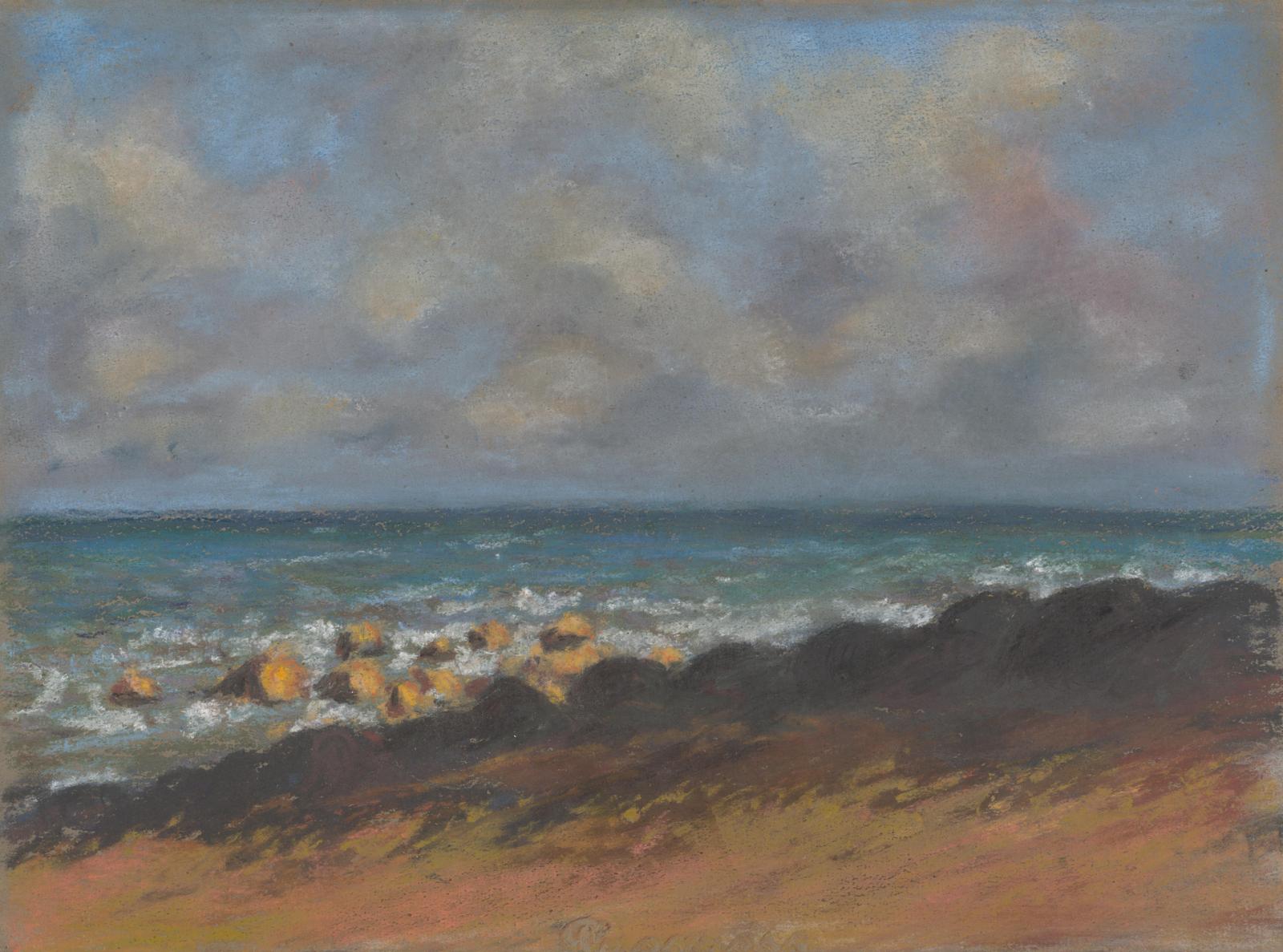 Tranquil Seascape Coastal Rocks Wall Art