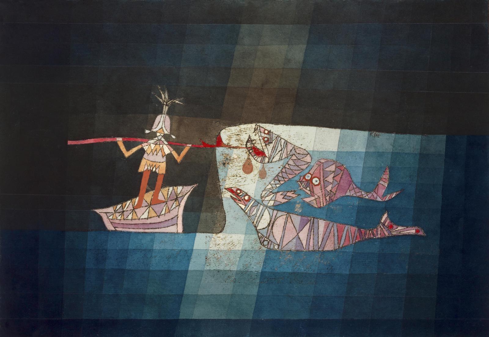 Mystical Fisherman Surrealism Wall Art