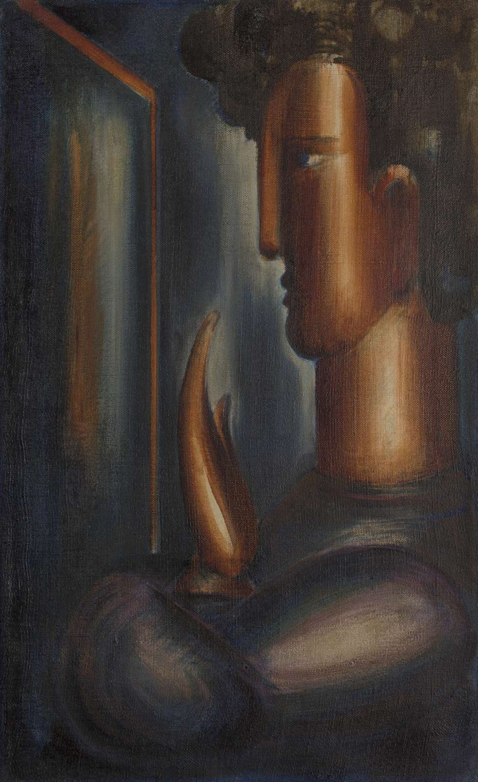 Mystic Portrait Abstract Figure Wall Art