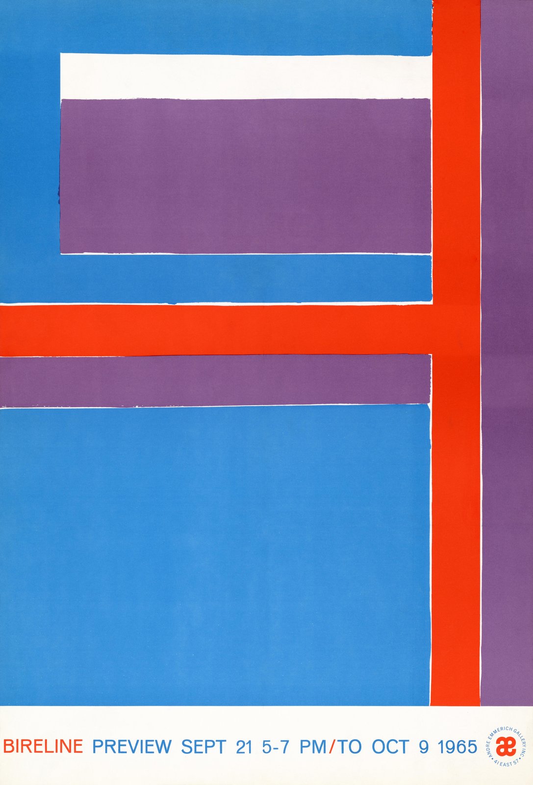 Modern Abstract Blue Purple Orange Wall Art