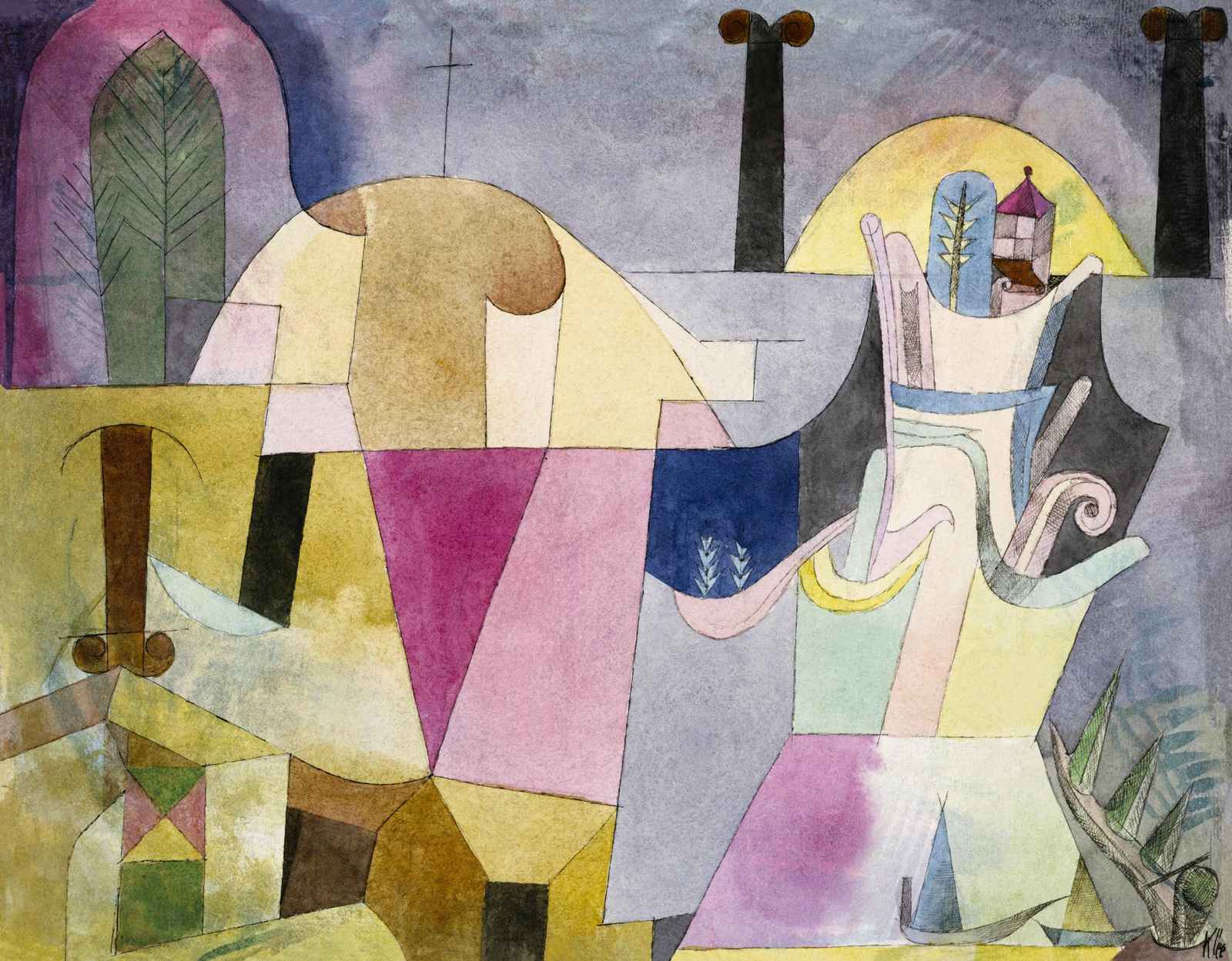 Abstract Dreamscape Geometric Wall Art