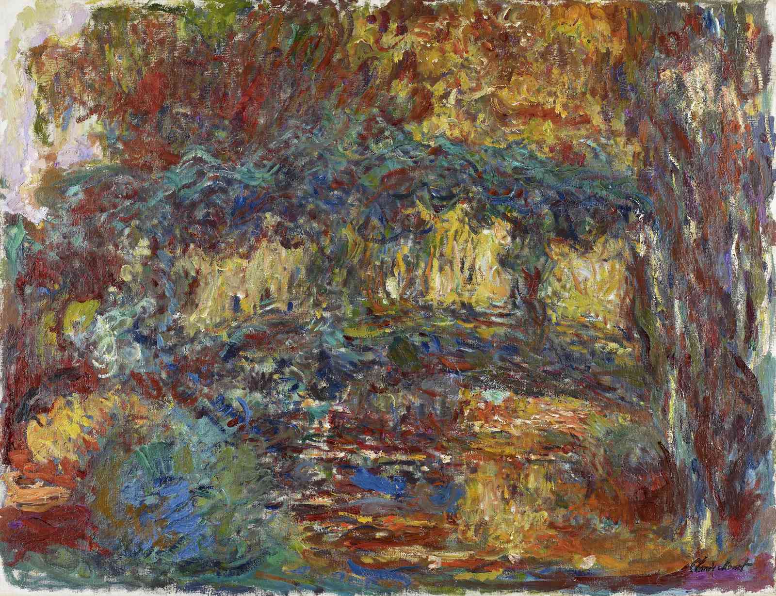Monet's Japanese Bridge Wall Art